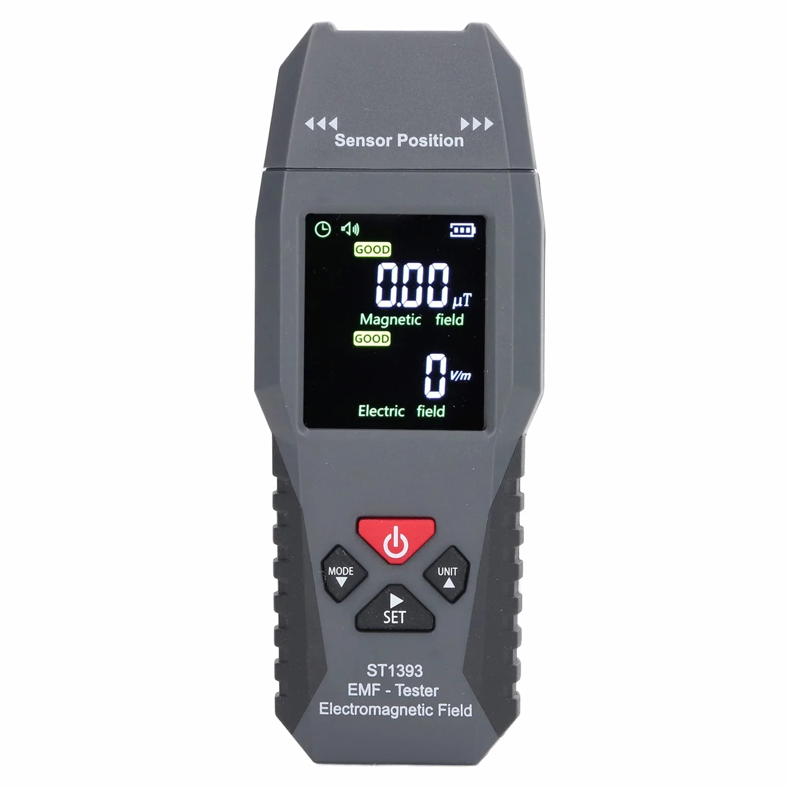 Miernik EMF, Podwójna detekcja Pola magnetyczne 20Hz-300Hz Czujka pochłaniania Podwójny dźwiękowy alarm wizualny Pole elektromagnetyczne Detektor promieniowania dla domu