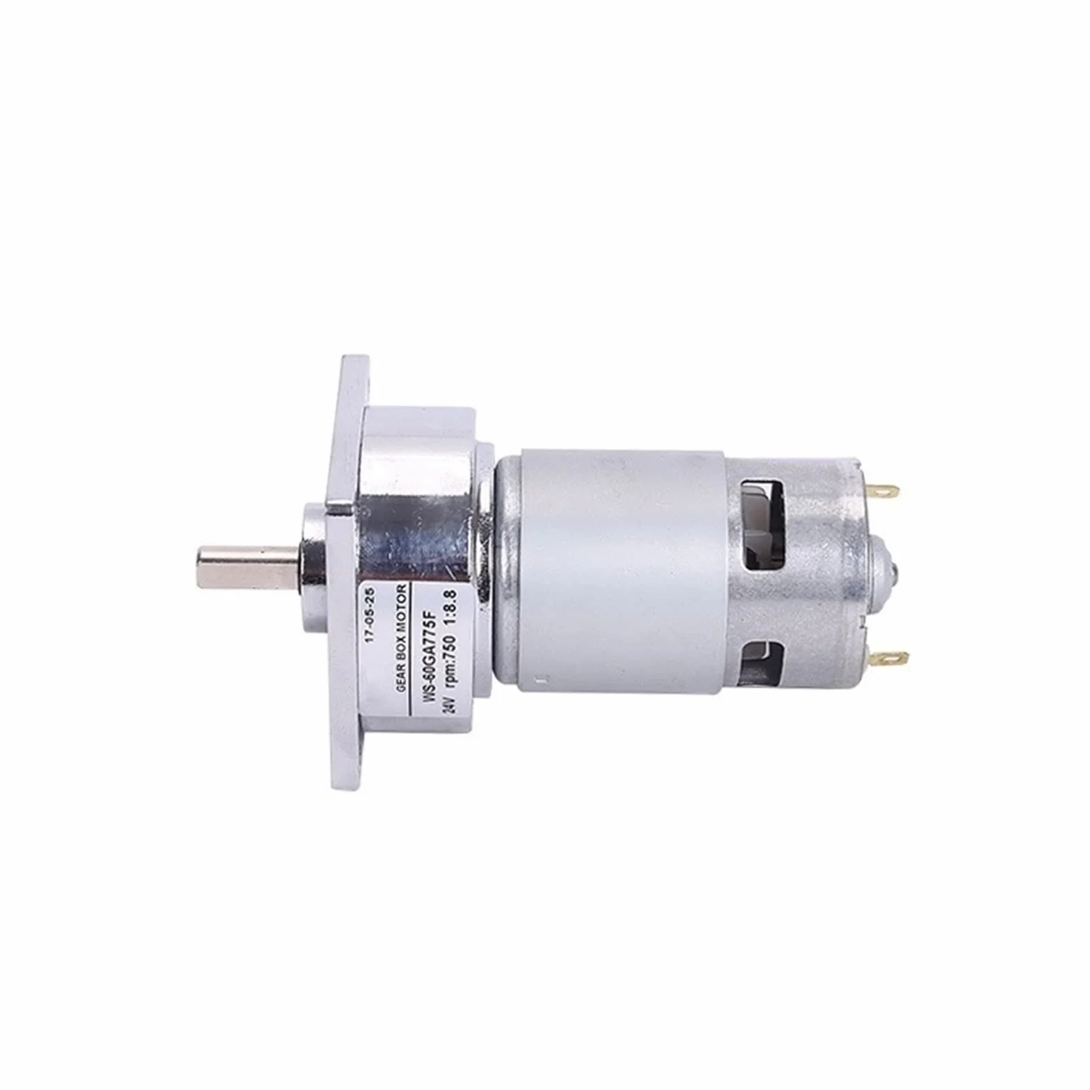Prąd przekładniowy 60 mały silnik przekładniowy 24 V DC, silnik 775 Micro-Low-Speed 25 W DC 12 V regulacja prędkości obrotowej silnika z wysokim momentem obrotowym Przekładnia elektryczna (kolor