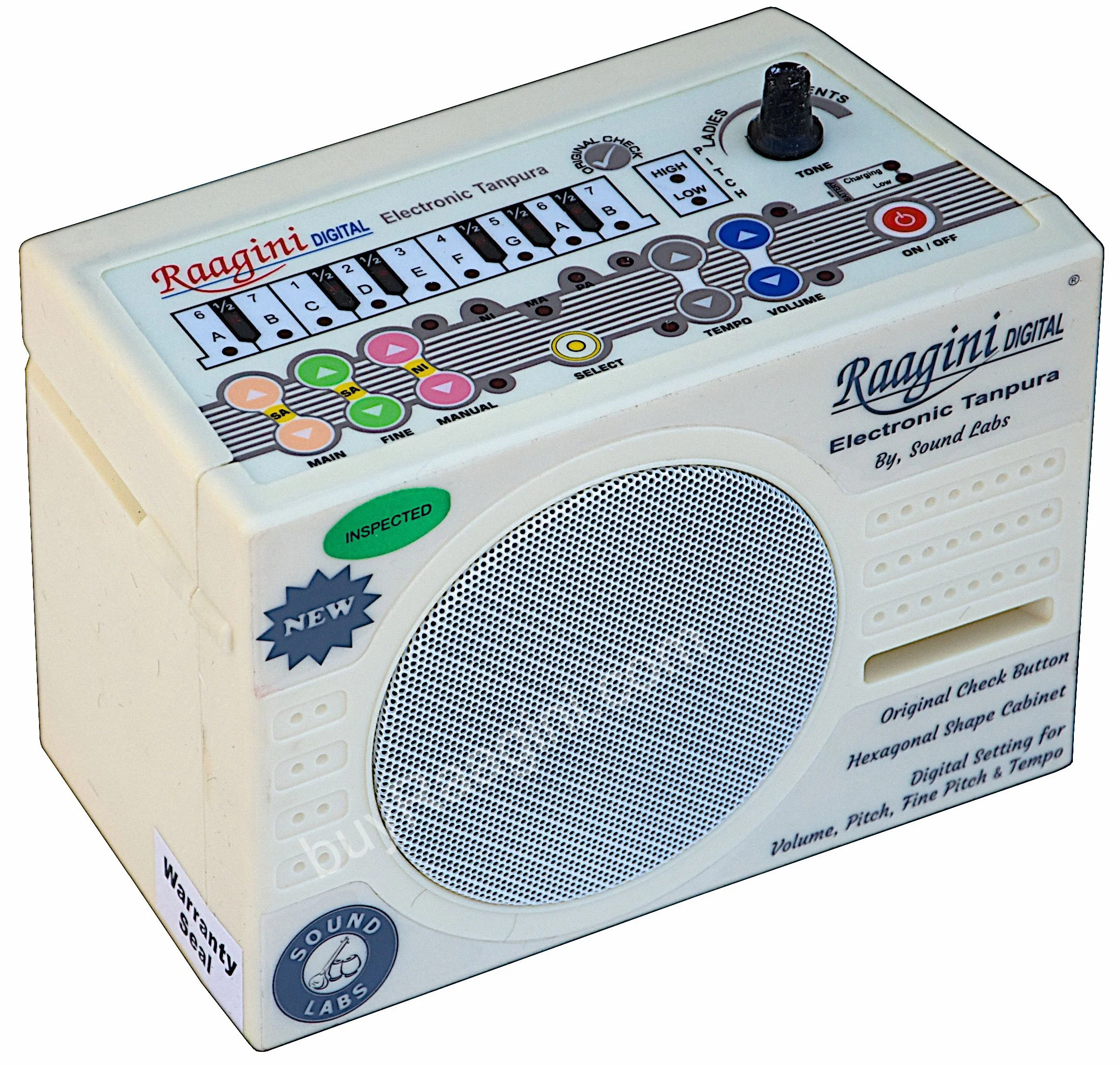Raagini Cyfrowa Elektroniczna Tanpura Sound Labs Tambura (PDI-DG)