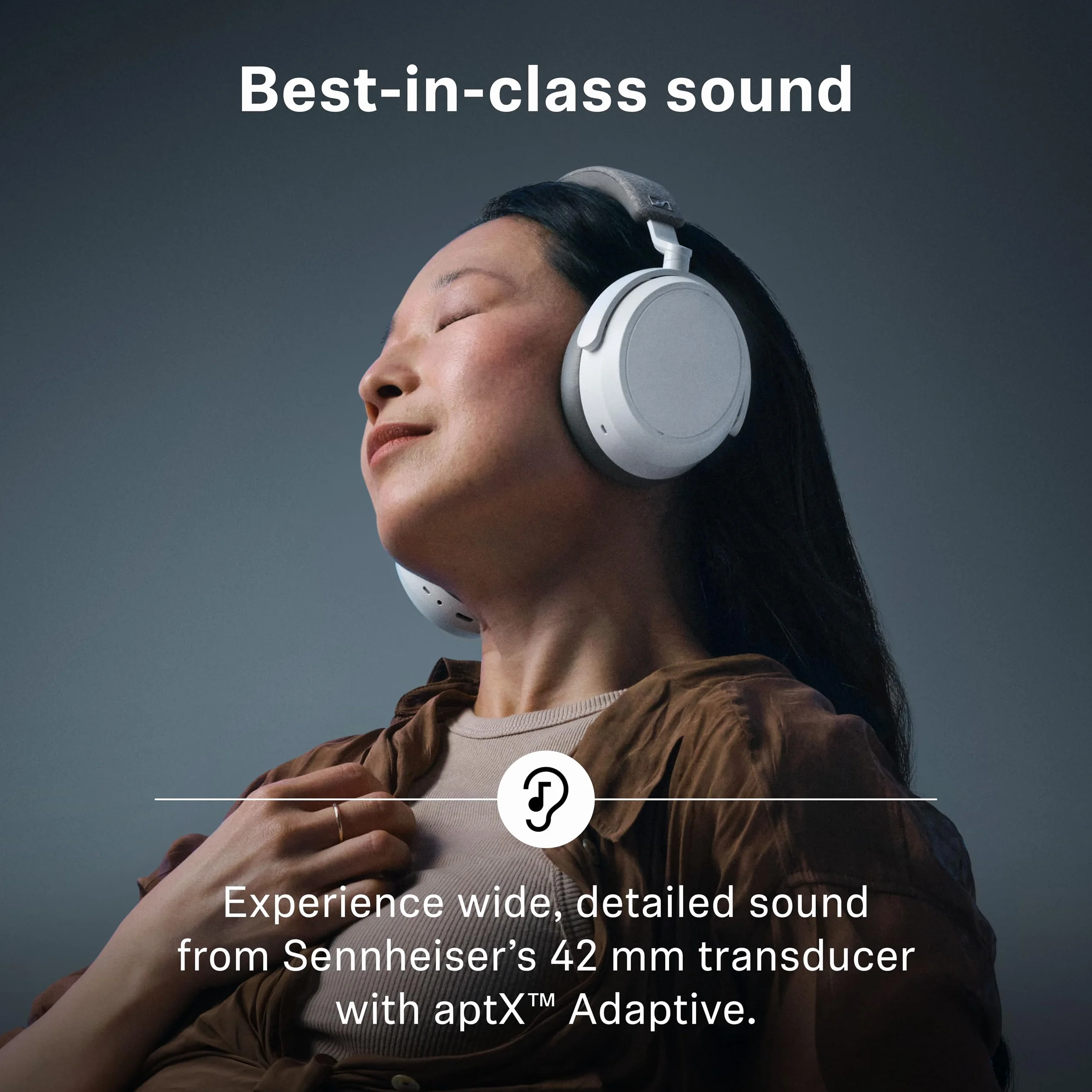 Sennheiser MOMENTUM 4 Special Edition - zestaw słuchawkowy z Bluetooth zapewniający krystaliczną czystość dźwięku podczas połączeń, z aktywnym tłumieniem hałasu, Czarny/Miedziany