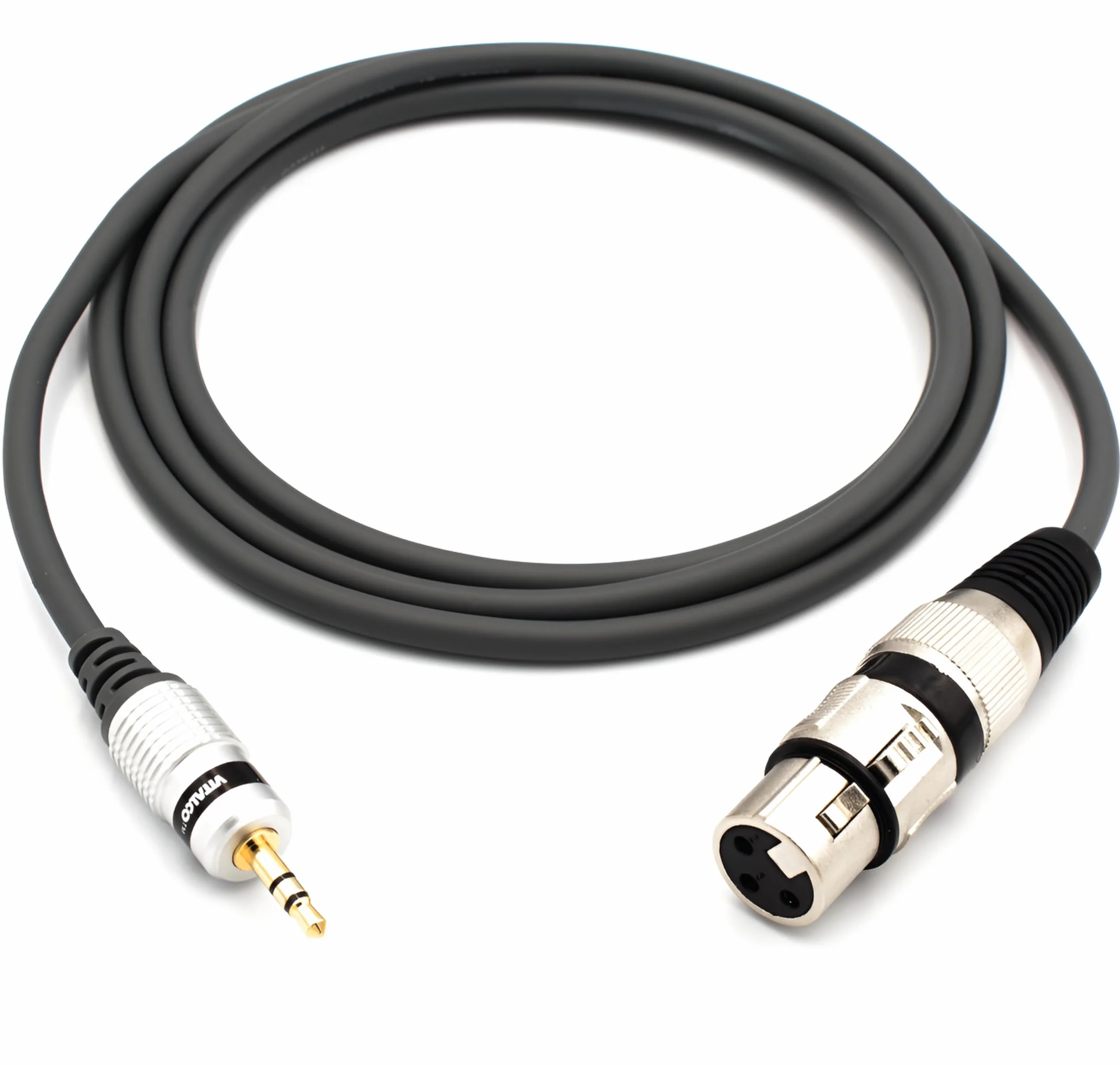 Kabel Mikrofonowy Jack 3,5 Stereo na Gniazdo XLR 3m Przewód Wtyk Aux 3 Pin Żeński XLR/Jack