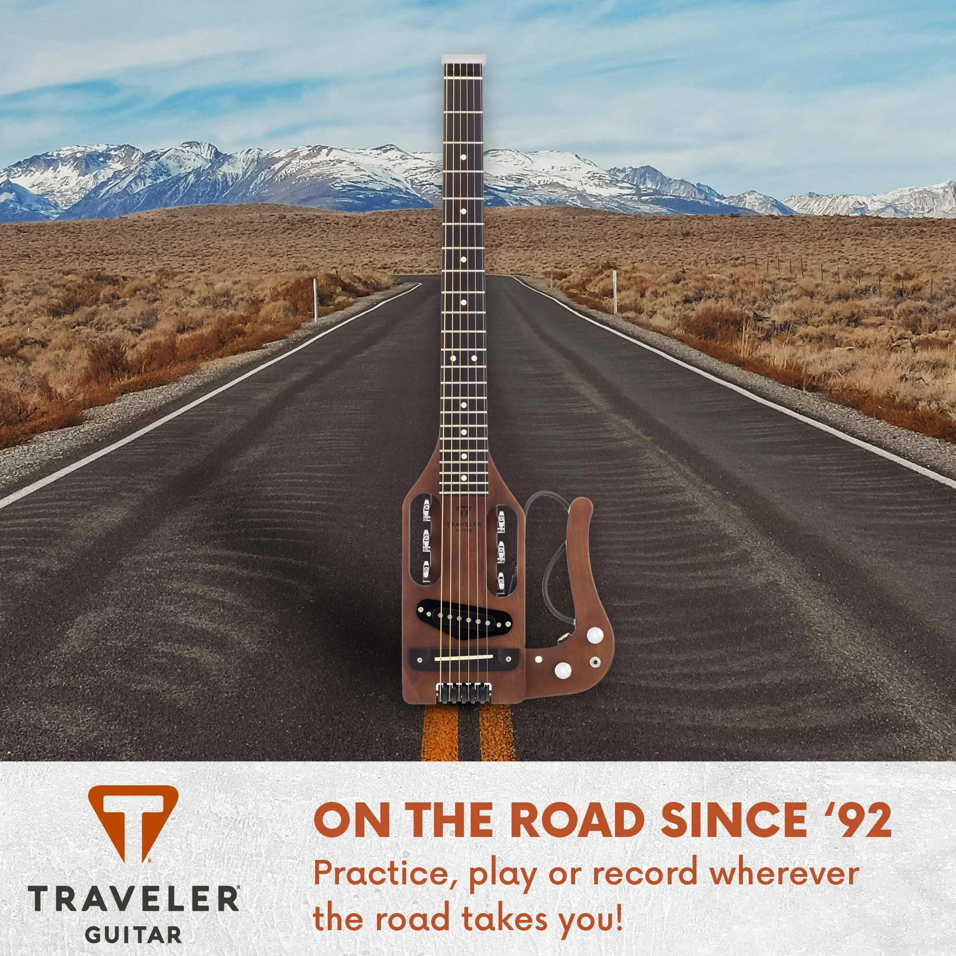 Traveler Guitar Seria Pro Gitara Elektryczna, Antique Brown, 24 3/4"