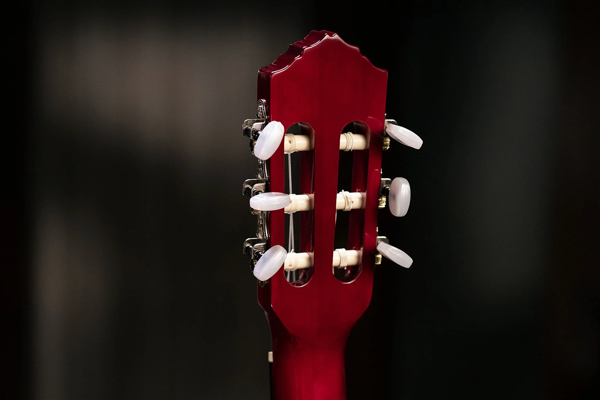 Ortega Guitars Gitara Klasyczna 3/4 – Seria Family – W Zestawie Z Pokrowcem – Świerk, Mahoń, Kolor Czerwony (R121-3/4WR)