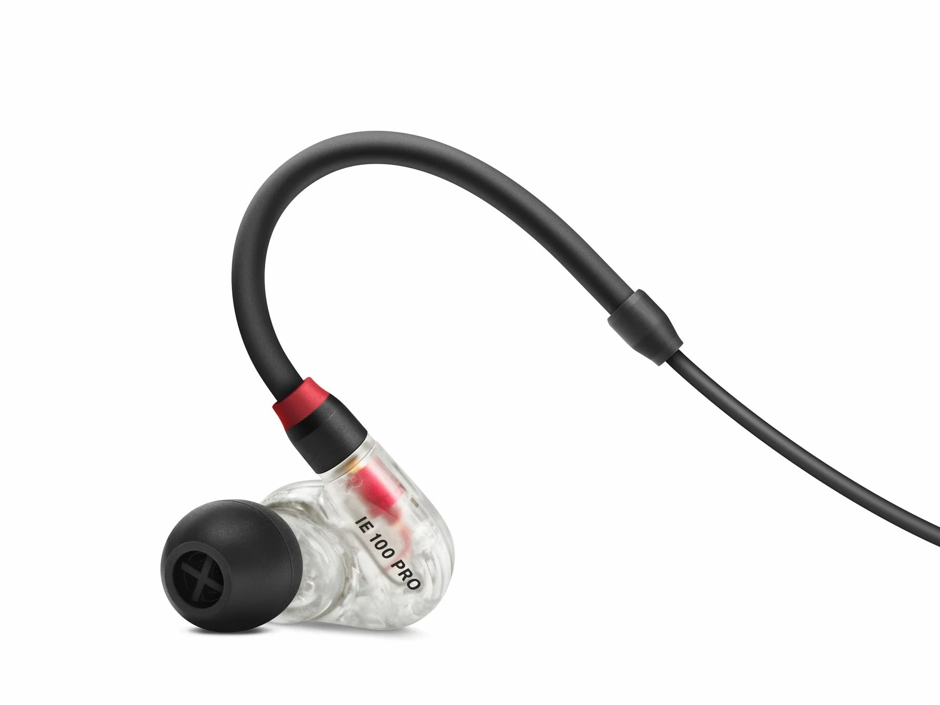 Sennheiser Ie 100 Pro Słuchawki Douszne, Przezroczysty/Czarny, S