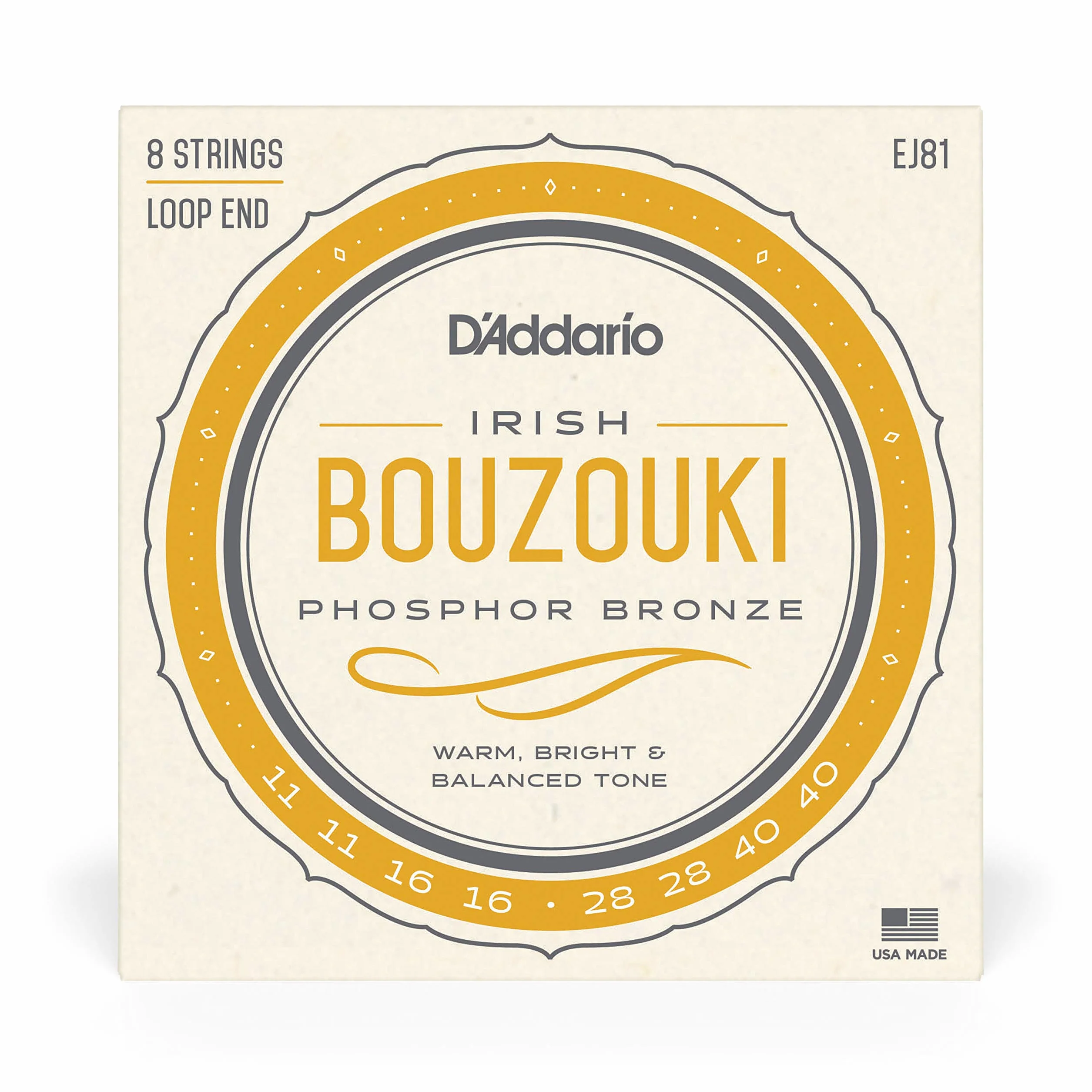 D'Addario EJ81 irlandzkie struny Bouzouki