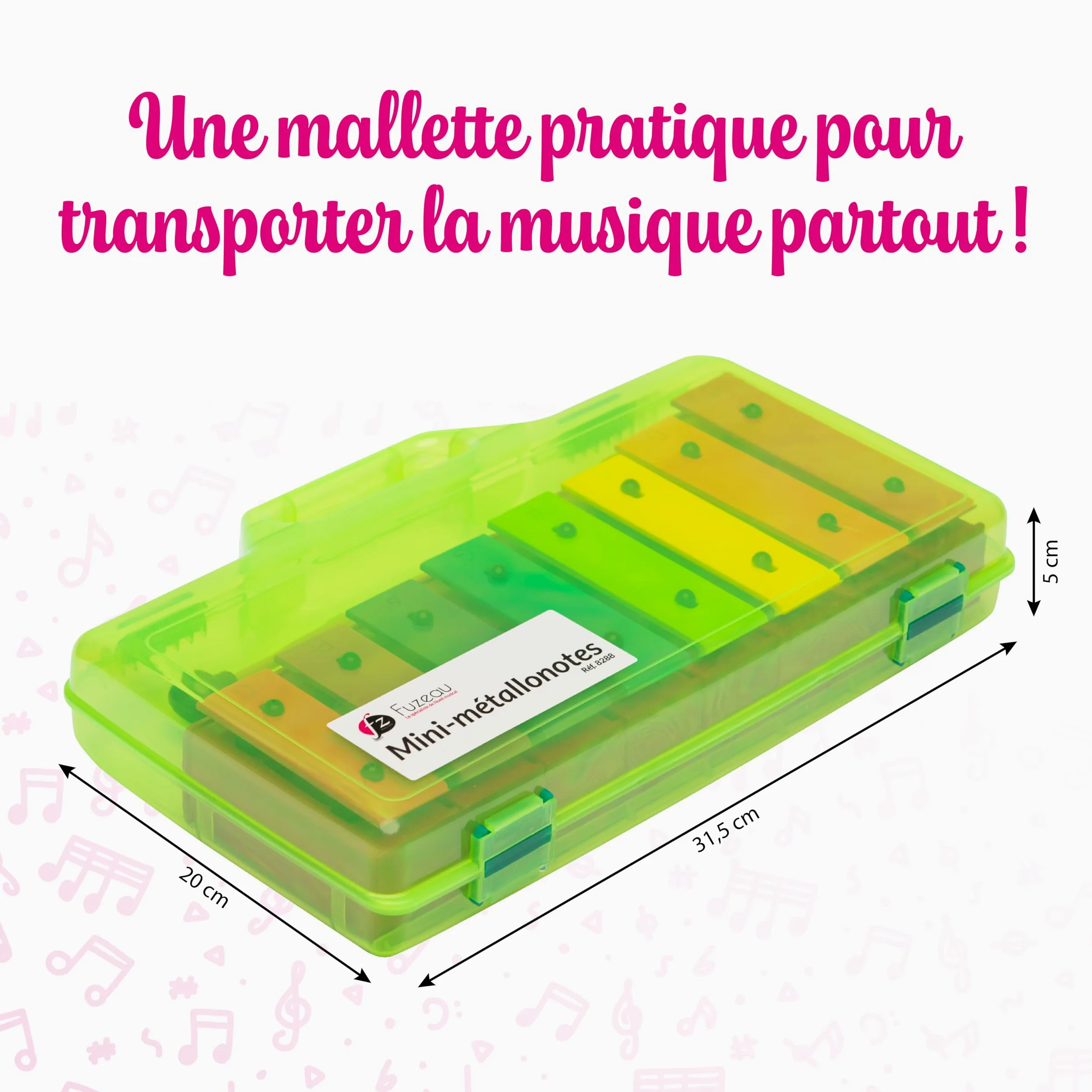 FUZEAU 8288 mini onotek metalowy, różne kolory