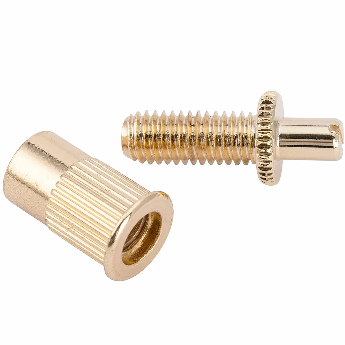 Musiclily Pro Rolkowe Siodełka Mostek Tune-O-Matic Roller Saddle Bridge do Gitary Elektrycznej Les Paul LP SG, Złoty