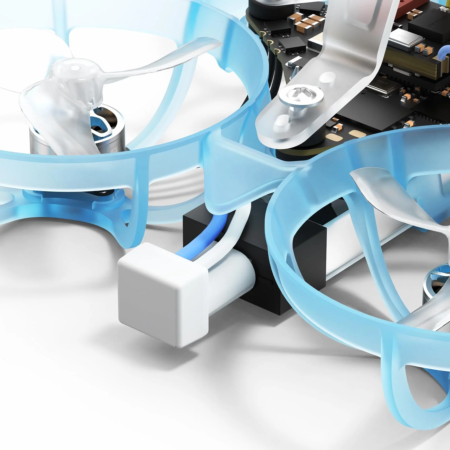 BETAFPV Air65 bezszczotkowy, 4-osiowy, ultralekki, 65-milimetrowy mikro dron zdalnie sterowany z silnikiem G473 5w1 Air, kamerą FPV C03, silnikami 0702SE II 27000KV