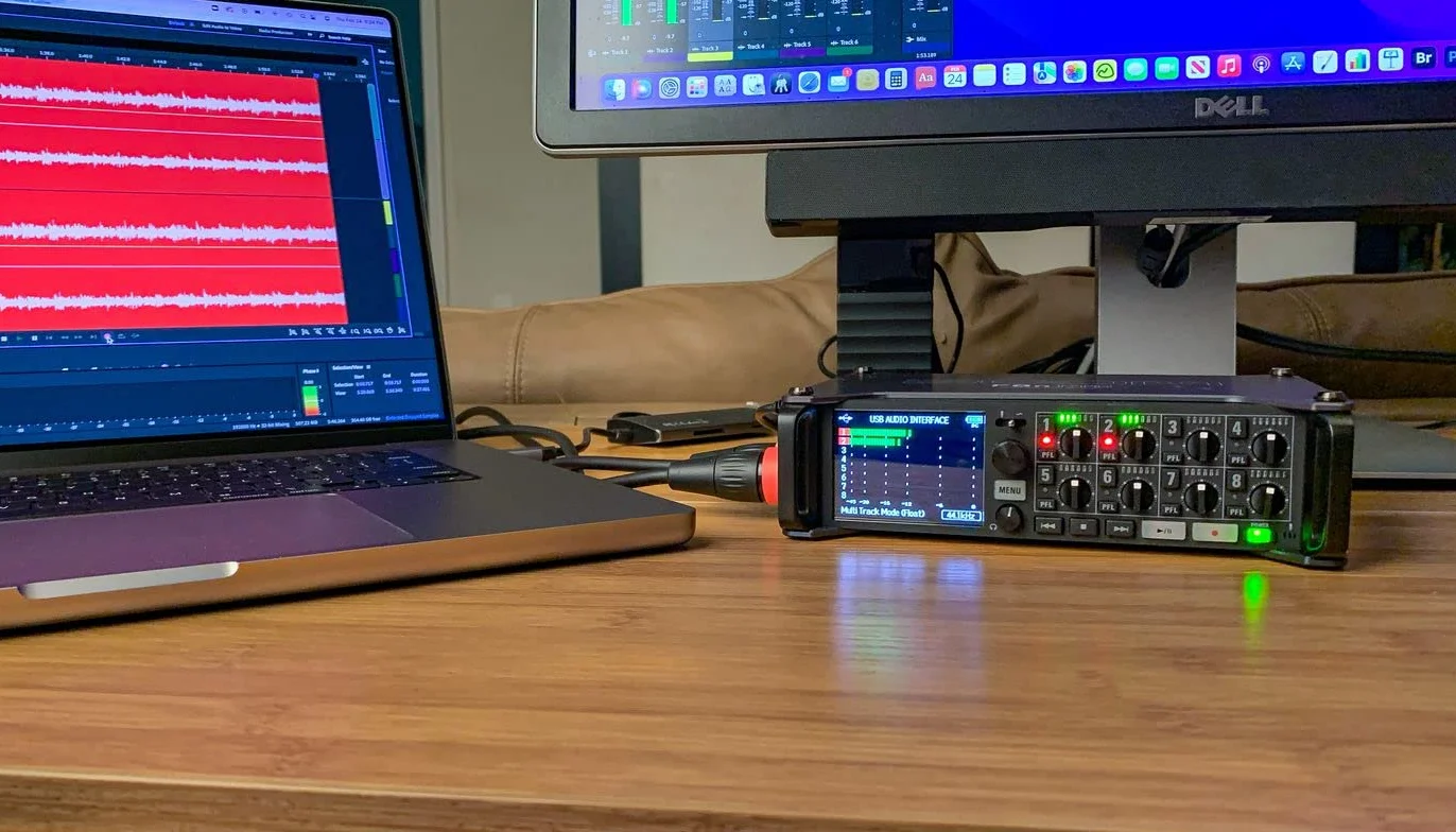 ZOOM F8nPro Field Recorder 8-kanałowy 32-bitowy rejestrator audio czarny