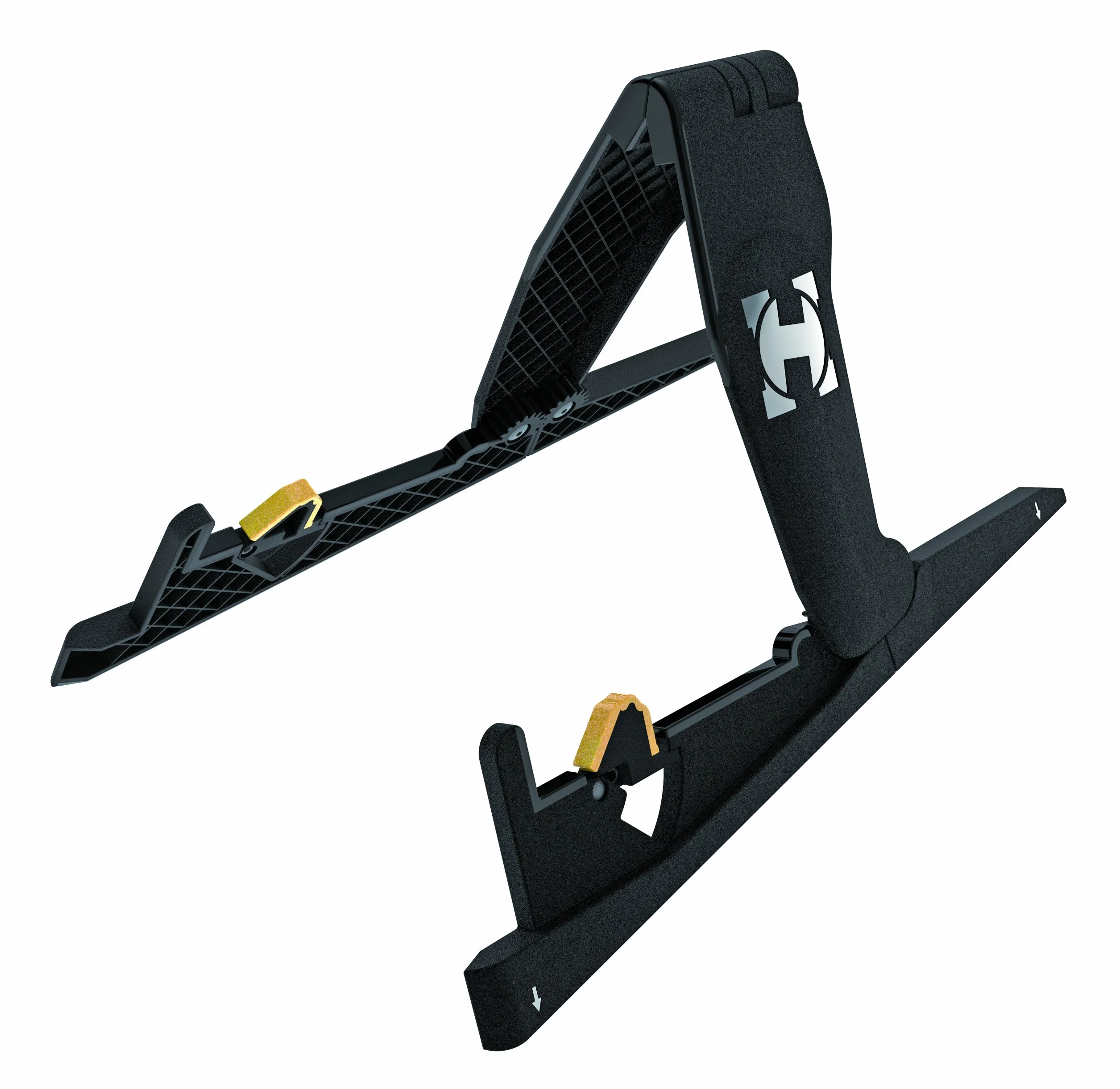 Hercules Stands GS200B EZ Pack Stojak Na Gitarę, Czarno/Żółty