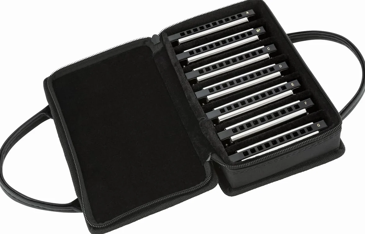 Fender 0990701049 Harmonijka, Srebrny, L