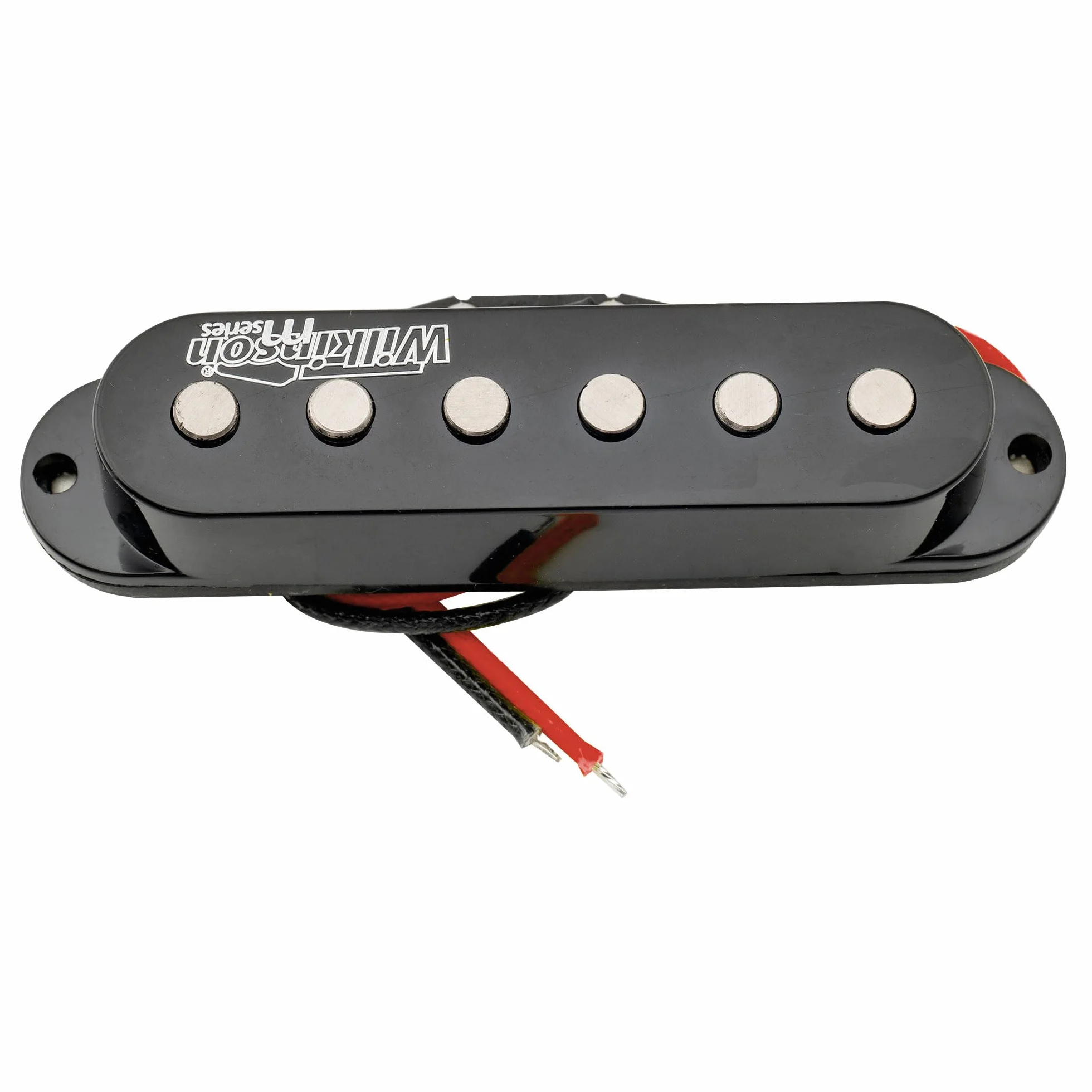 Wilkinson Seria M High Output Alnico 5 Przetwornik Single Coil Strat Middle do Gitary Elektrycznej Stratocaster, Czarny