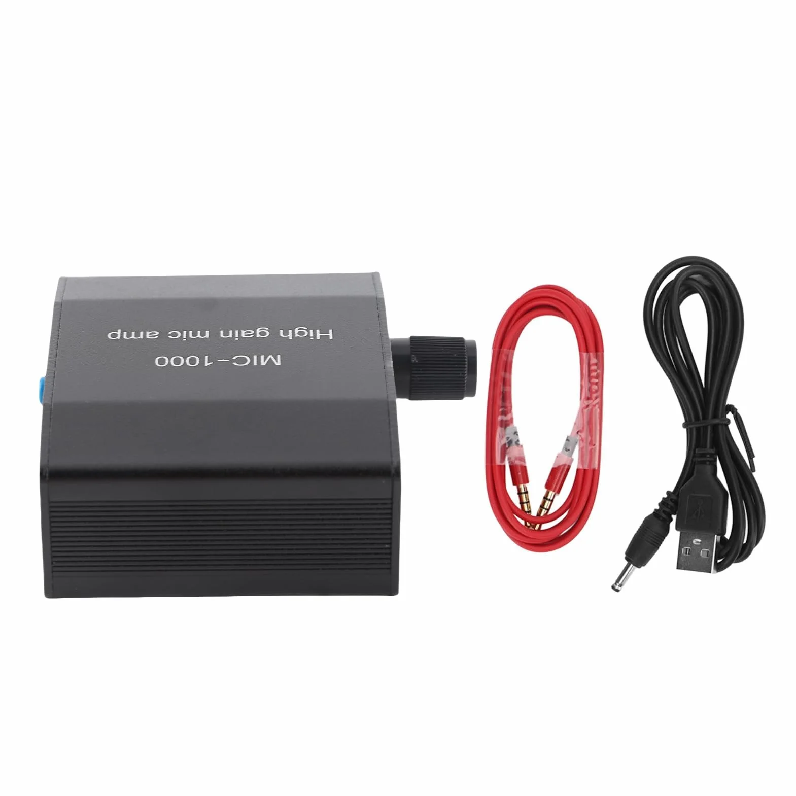 Wzmacniacz Mikrofonowy, Wzmacniacz Mikrofonowy DC 5V Wzmacniacz Audio Mikrofonu o Wysokiej Mocy 1000 Razy Zestaw Akcesoriów do Wzmocnienia, Elektroniczne Konwertery Sygnału