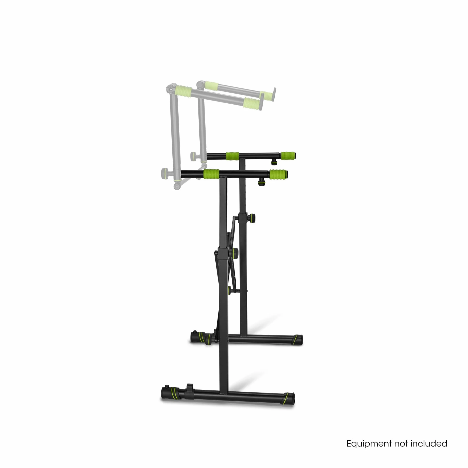 Gravity KS AKS 01 B składany stojak na keyboard z mechanizmem nożycowym, obciążenie do 50 kg, czarny