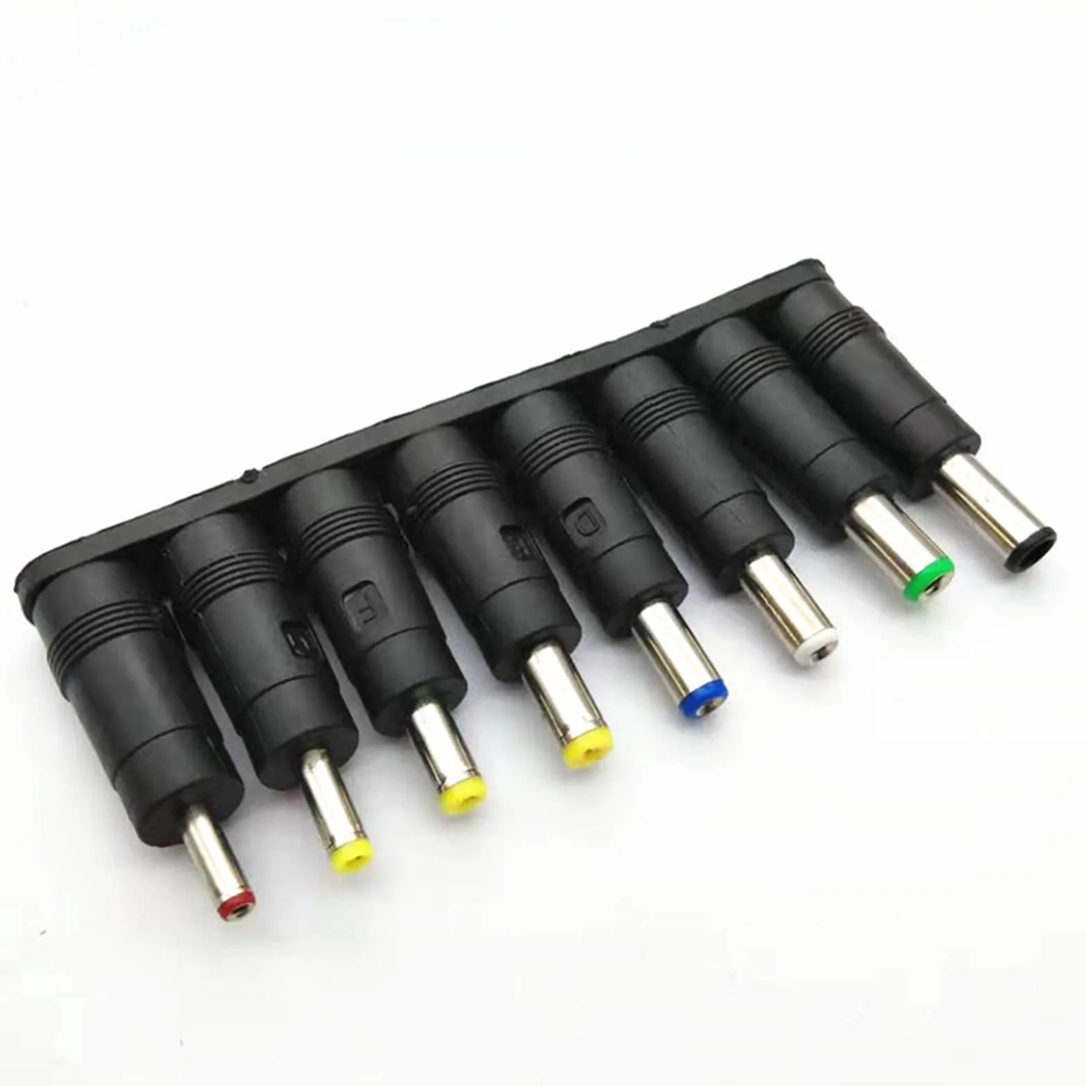 WANGCL 8 w 1 adapter do wtyczki baryłkowej, 5,5 x 2,1 mm uniwersalny wtyk DC, zestaw końcówek DC, wtyczka gniazda, akcesoria do wtyczki zasilacza ładowarki laptopa
