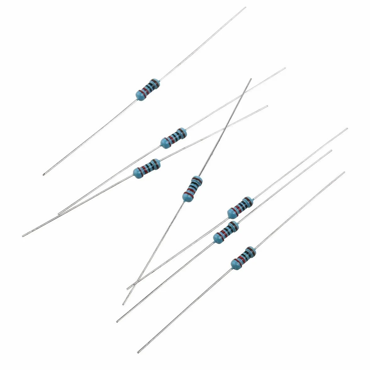 DollaTek 560 szt. 1/4 W 1% rezystory z metalowej folii zestaw 56 warto?ci (1 om~ 10 m omm)