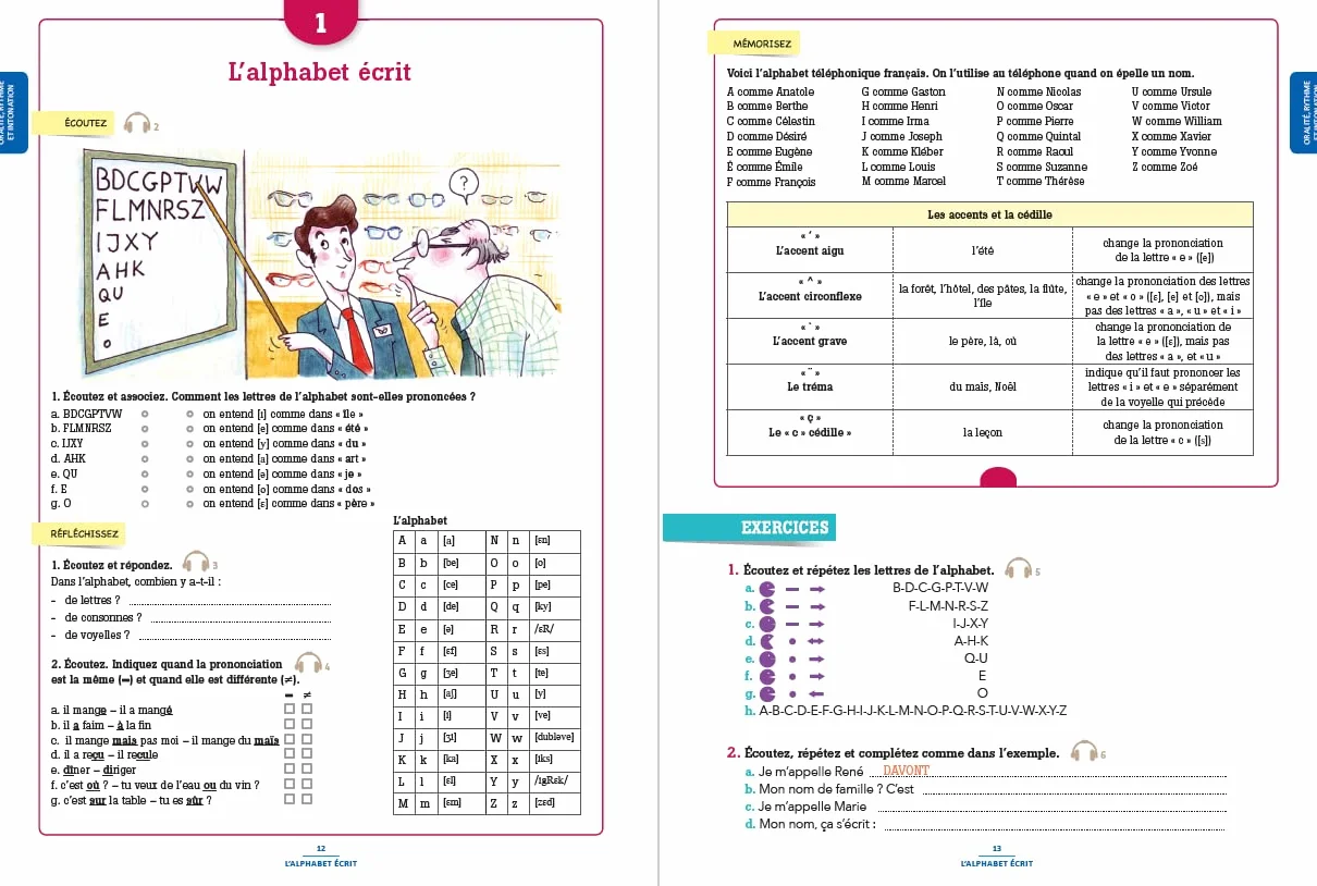 Phonétique essentielle du français A1-A2: Livre A1/A2 + CD MP3