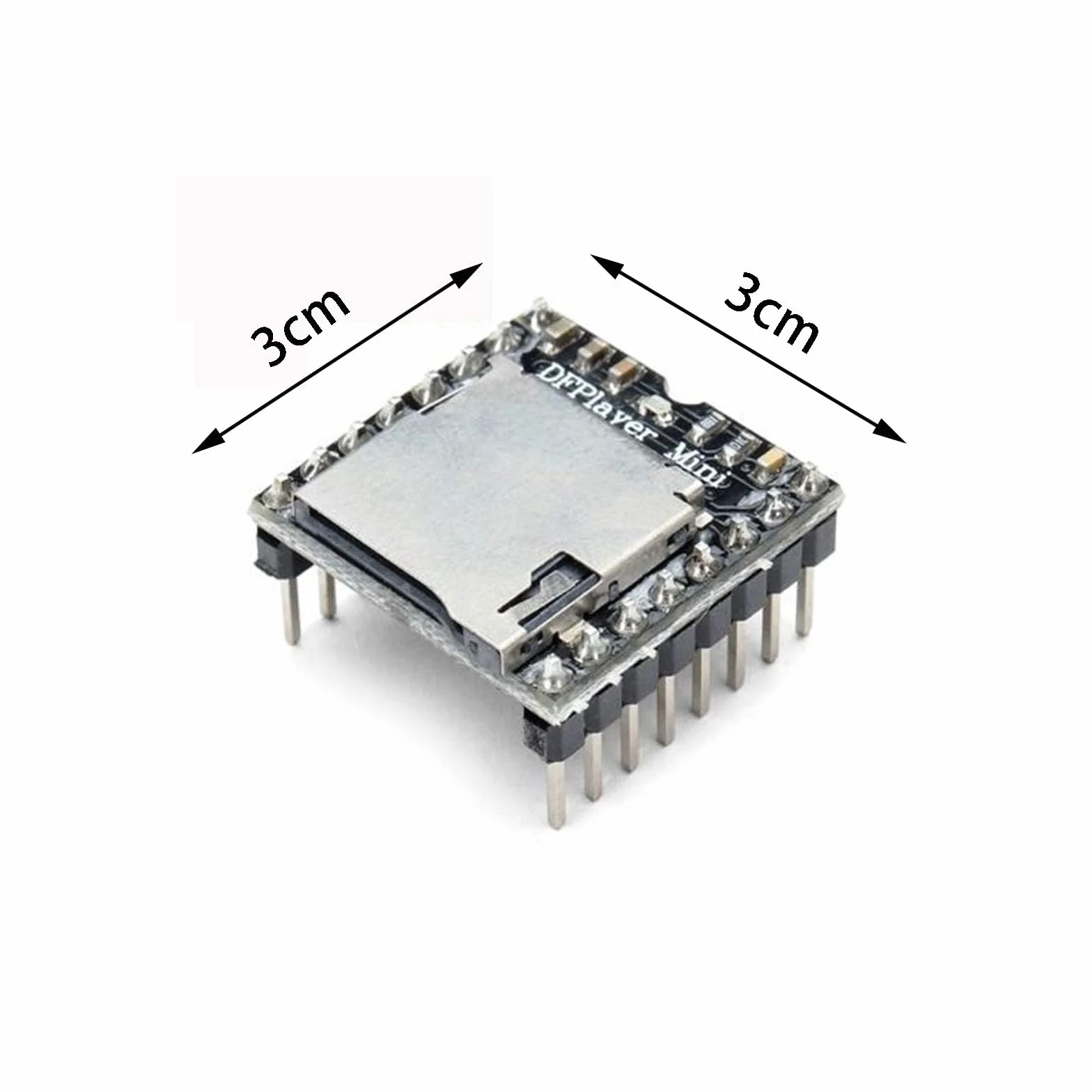 5 szt. mini odtwarzacz MP3 DFPlayer Master Module kompatybilny z Arduino obsługuje kartę TF i pamięć USB Flash