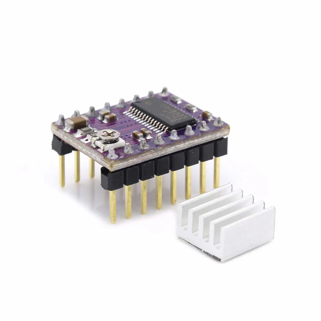 Hailege 5 szt. DRV8825 moduł napędowy silnika krokowego do drukarki 3D RepRap 4 RAMPS1.4 StepStick Odpowiedni dla silników krokowych 8,2V~45V 2,5A