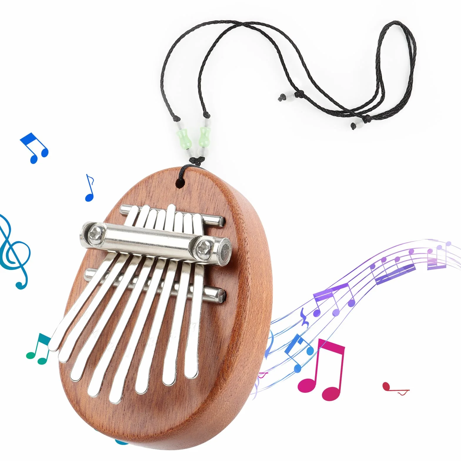 Mini kalimba, 8 klawiszy kalimba Thumb Piano, pianino kalimba, przenośne, mini kalimba dla dzieci, mini kalimba pianino na kciuk, dla początkujących dzieci