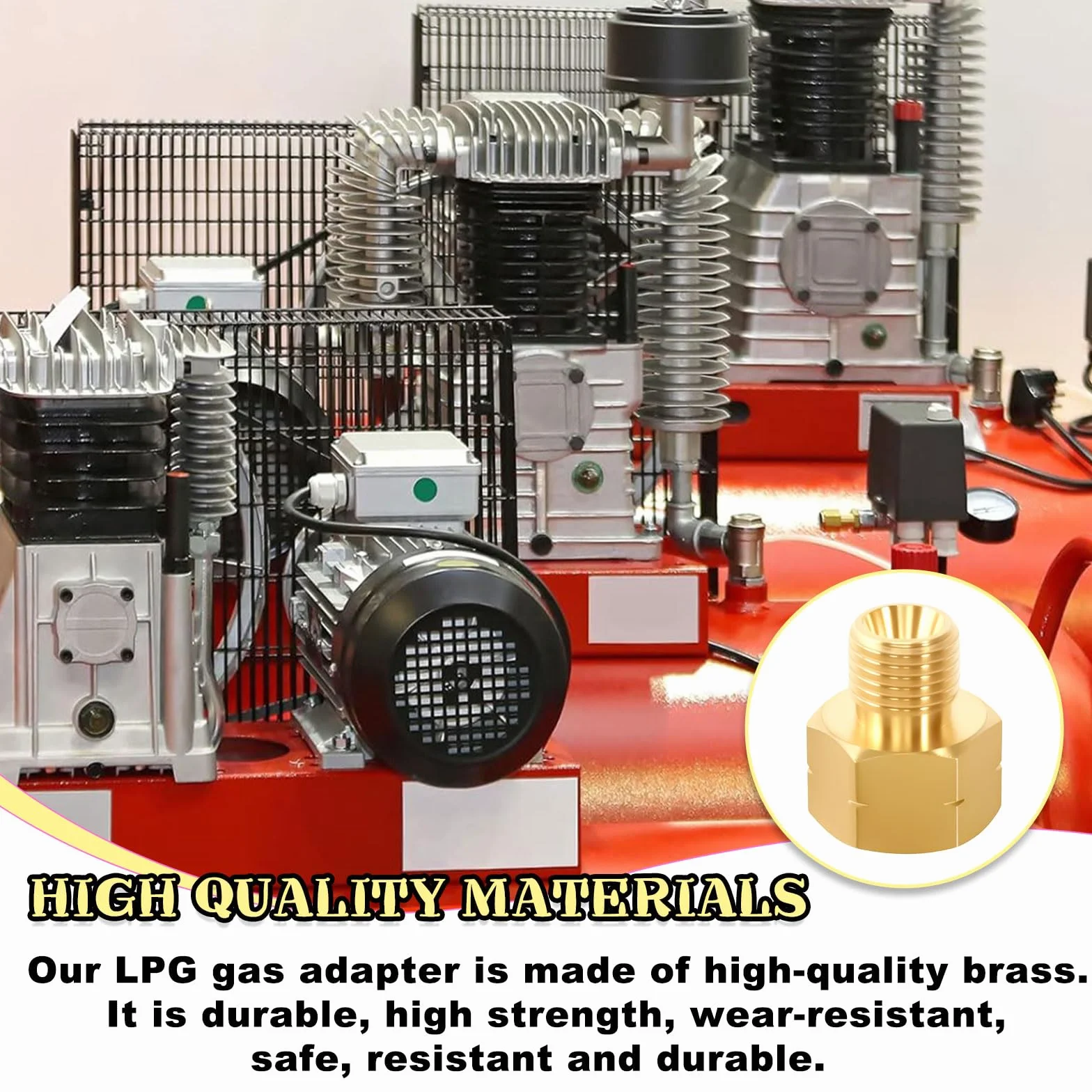 2 adaptery gazowe 3/8 na 1/4, złącze węża gazowego, armatura do kuchenki gazowej z mosiądzu, przyłącze węża gazowego, adapter LPG z mosiądzu do kuchenek gazowych i kempingowych