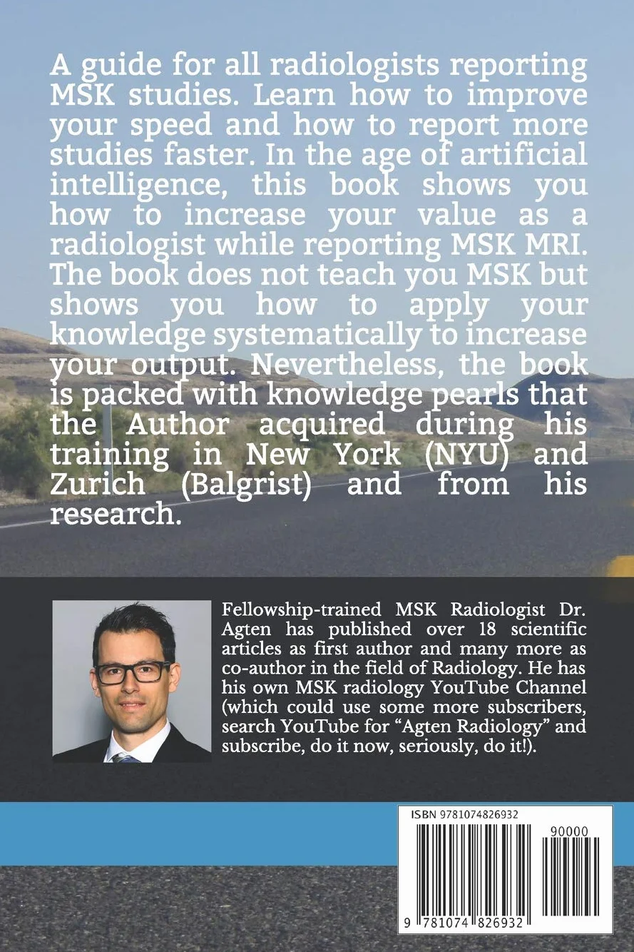SPEED - MSK Radiology: How to report more studies faster