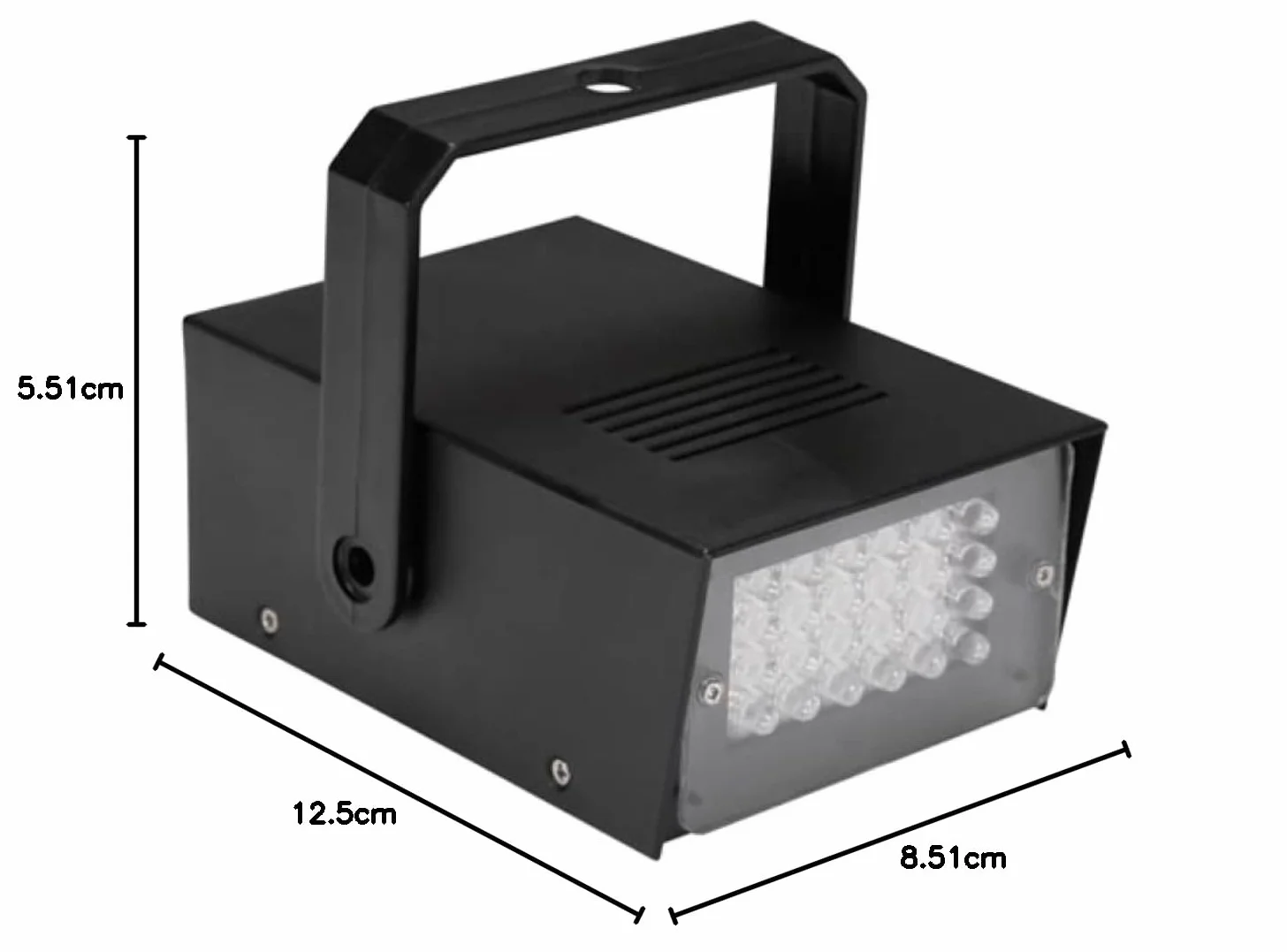 HQ-Power mini lampa stroboskopowa LED 24 diody regulowana częstotliwość