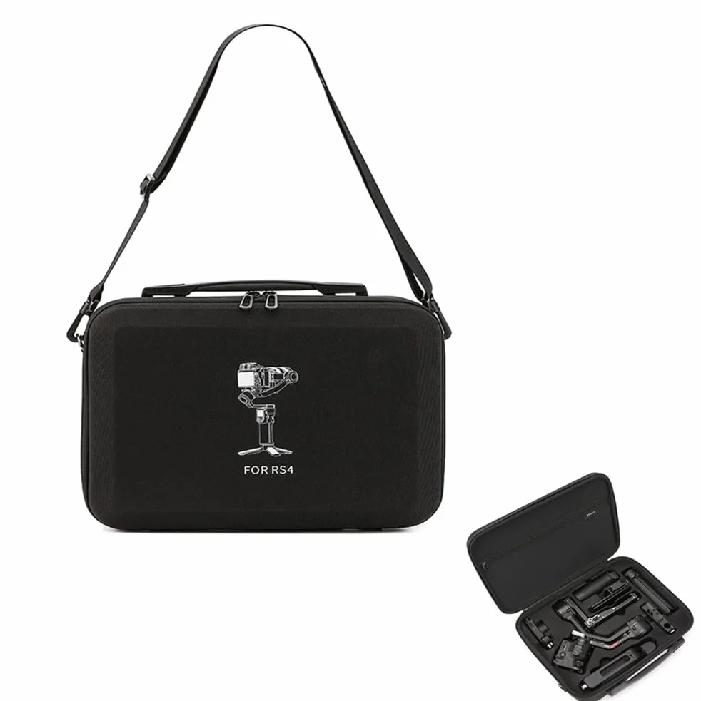 Futerał do DJI RS4 organizer torba na ramię torba crossbody RS4 przenośna torba na RS4 torba do przechowywania podręczny organizer walizka torebka akcesoria, Czarny, torba na ramię