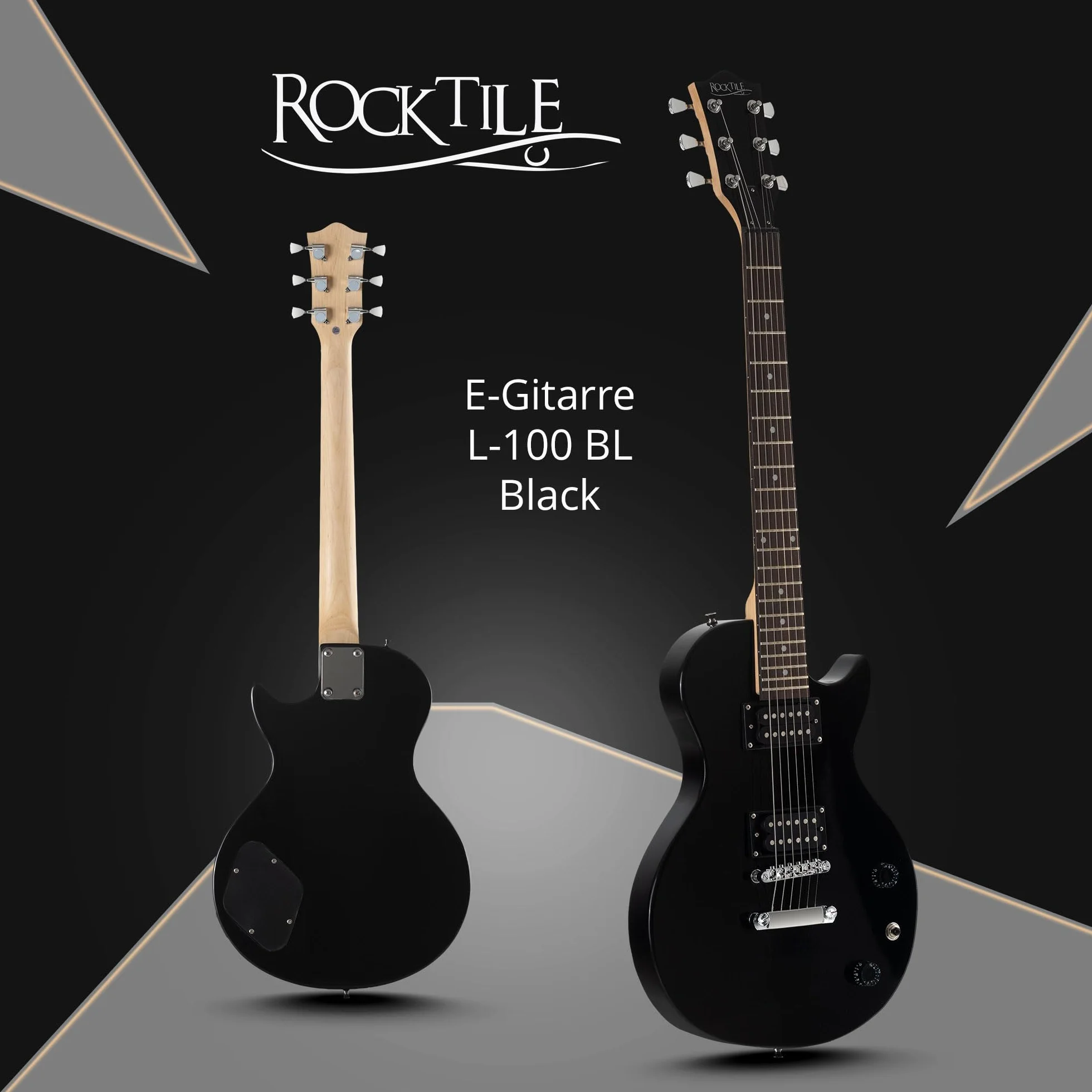 Rocktile LP-100 BL gitara elektryczna czarna