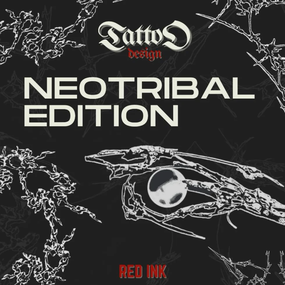Tattoo Design Book: Neo Tribal Edition - Cybersigilism Art For Reference, 300+ New Designs, Black & Gray