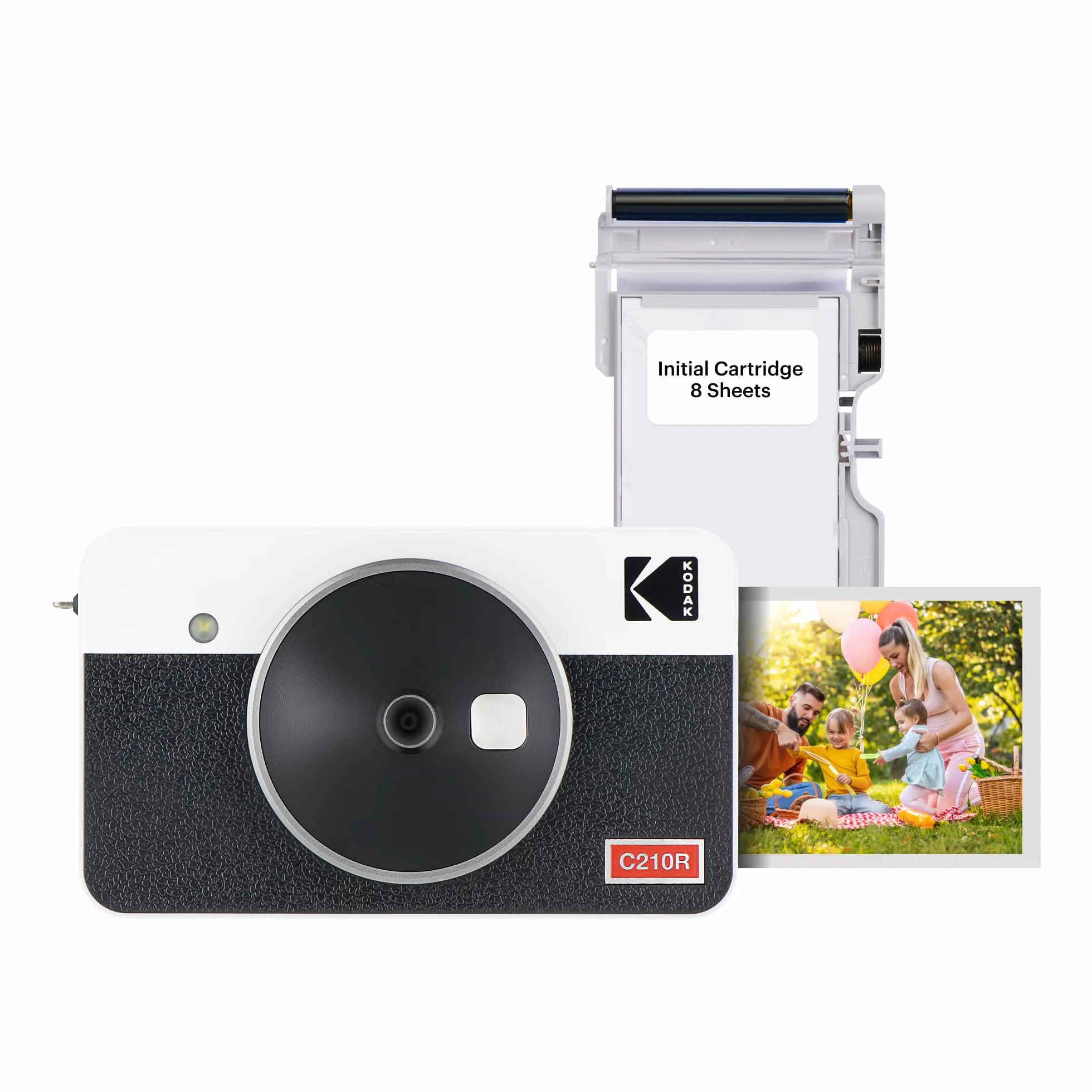 Kodak Mini Shot 2 Retro C210RW Aparat, Biały, 54 x 86mm