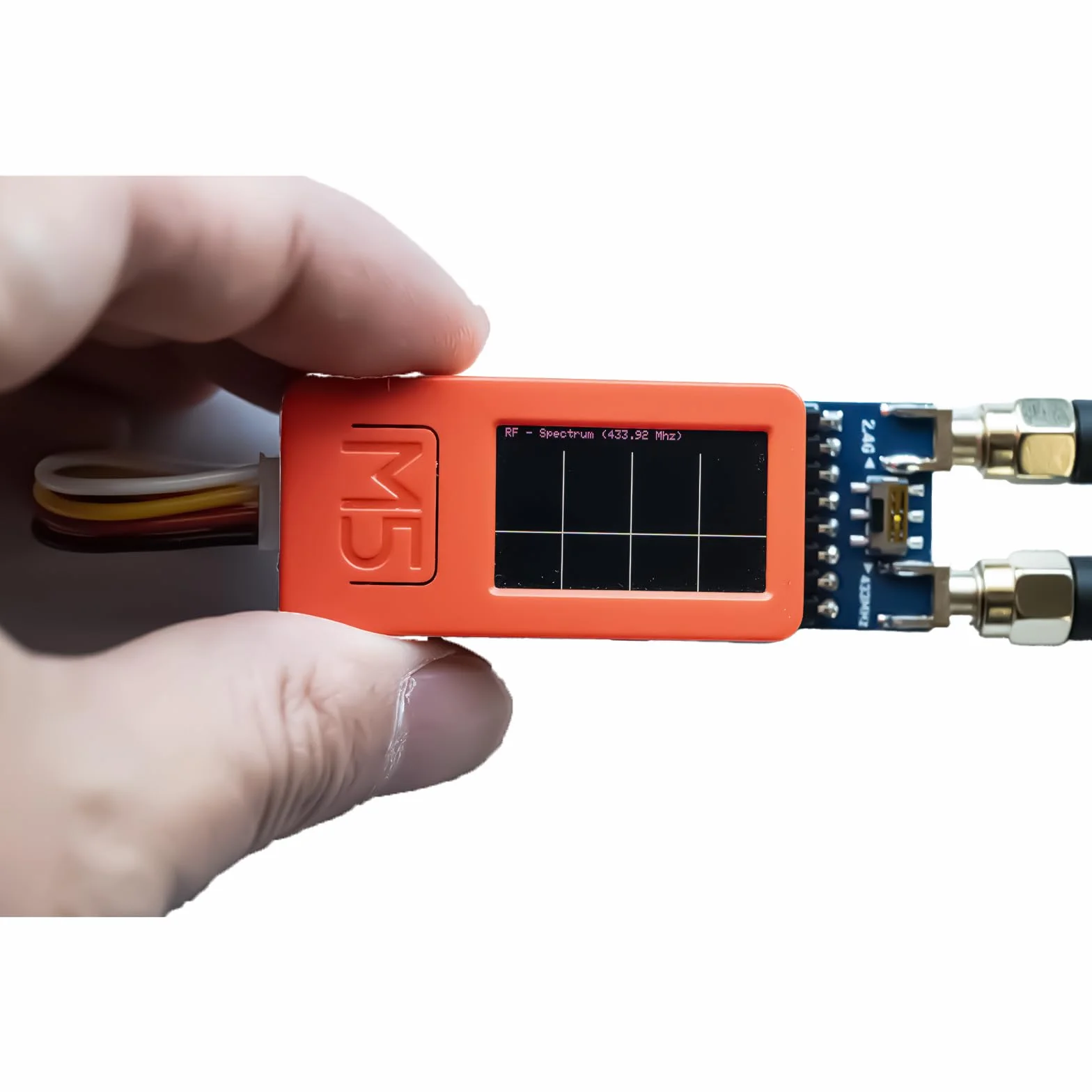 Stick RF 424 CC1101 & NRF24 podwójny moduł RF do M5Stack StickC Plus 2-433 MHz i 2,4 GHz płyta rozszerzeń zaprojektowana dla oprogramowania sprzętowego Bruce, ze zoptymalizowanym obwodem