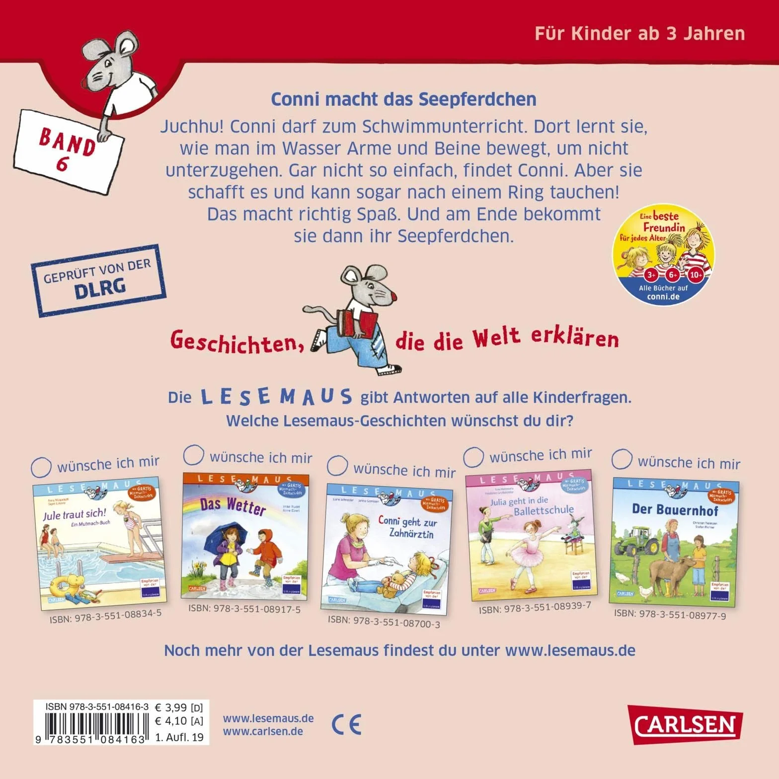 Conni macht das Seepferdchen (Neuausgabe): 6