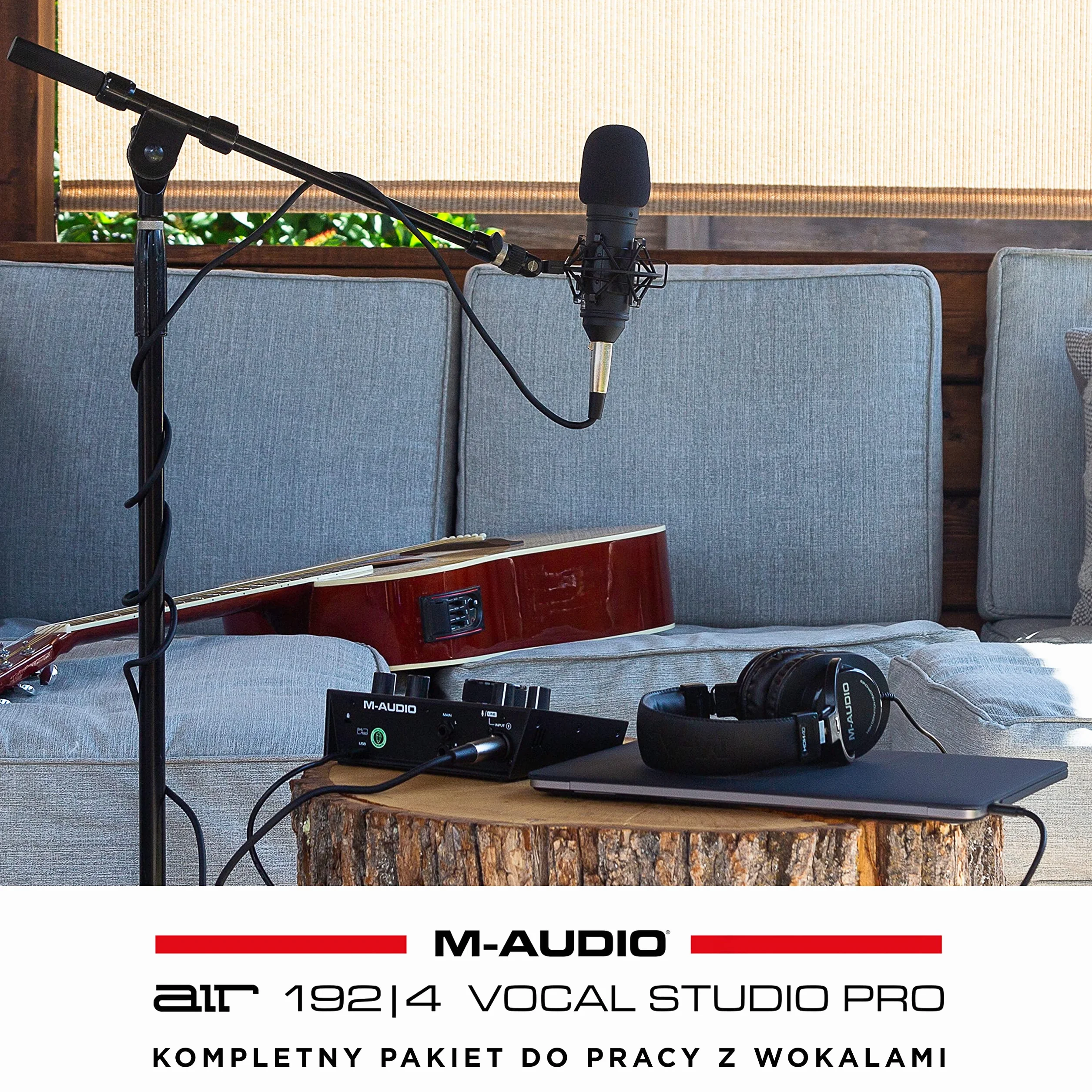 M-AUDIO AIR 192x4 Interfejs audio USB z mikrofonem pojemnościowym i słuchawkami