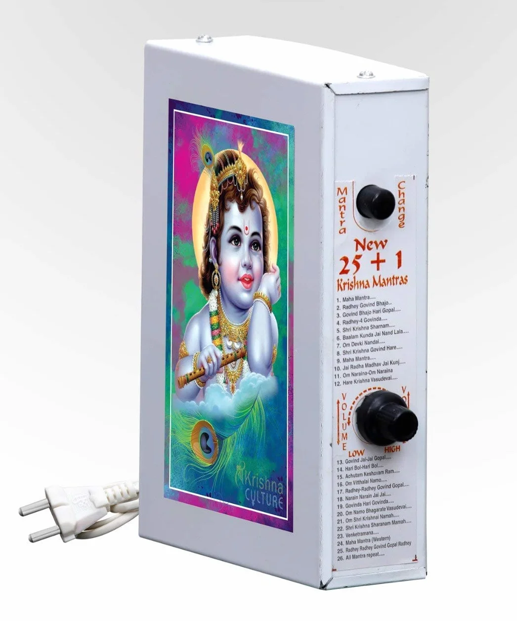 Sri Krishna Culture 25 w 1 Krishna Special Mantra Chanting Box-Akhand Shloka Chanting Box