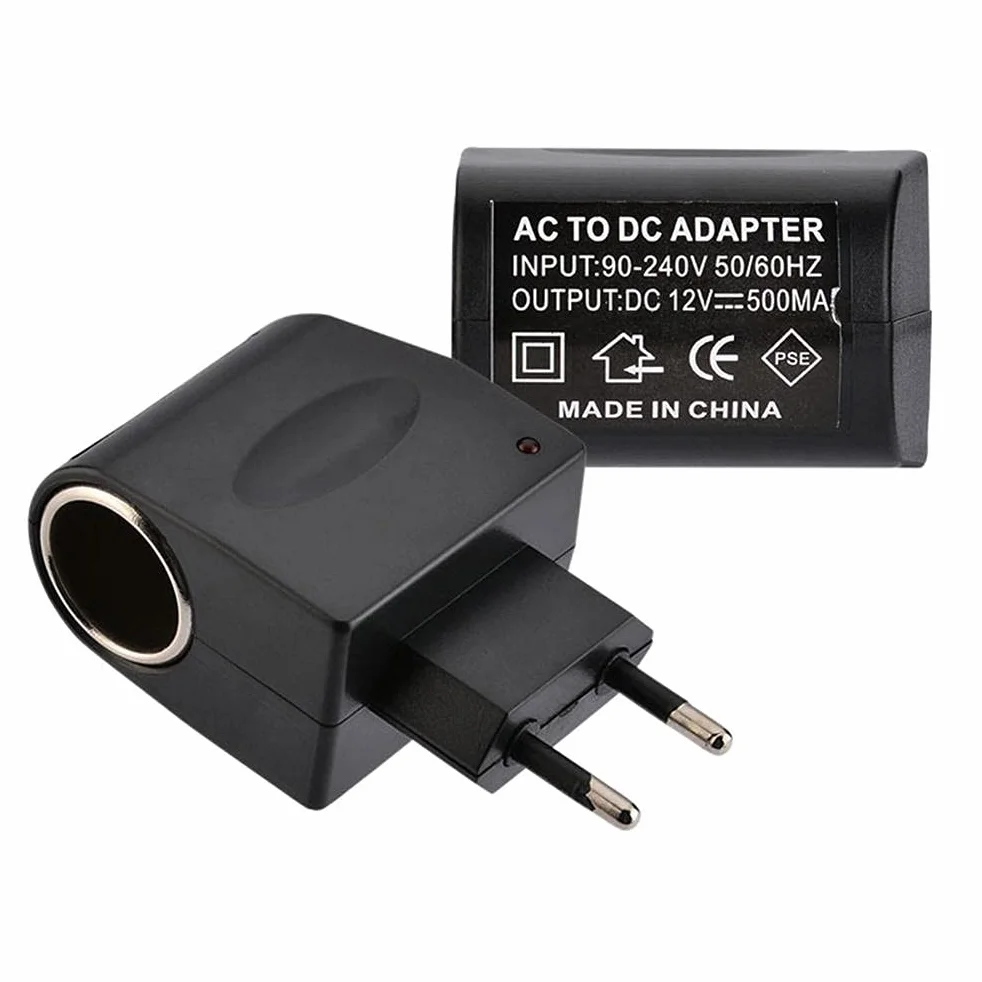 konwerter samochodowy, uniwersalny adapter 220 V AC na 12 V DC, do odkurzacza samochodowego