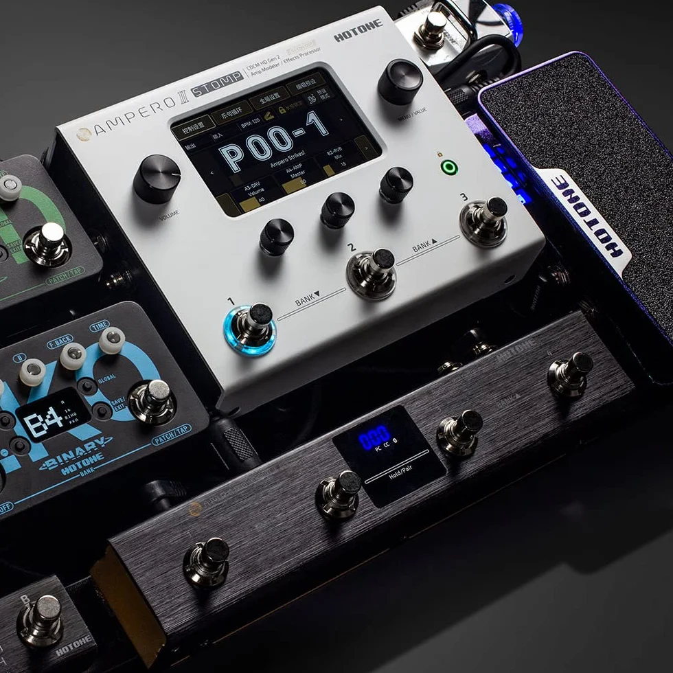 HOTONE Gitara Procesor Multi Efekty Gitara Bass Amp Modelowanie Szafki IR Symulacja Stomp MP-300