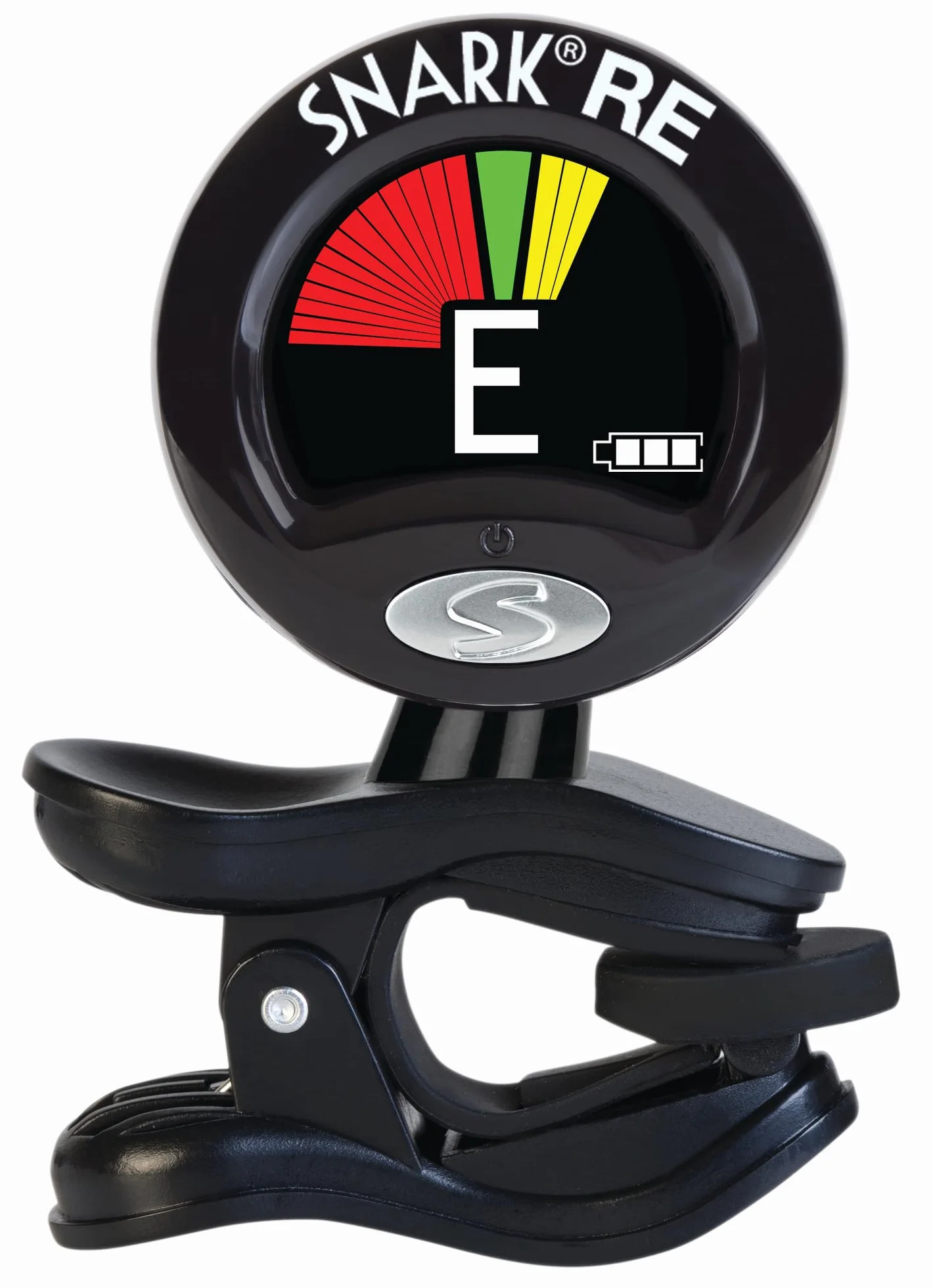 Snark SN-5X Tuner do gitary, gitary basowej i skrzypiec, model Clip-on, czarny, 1,8 x 1,8 x 3,5"