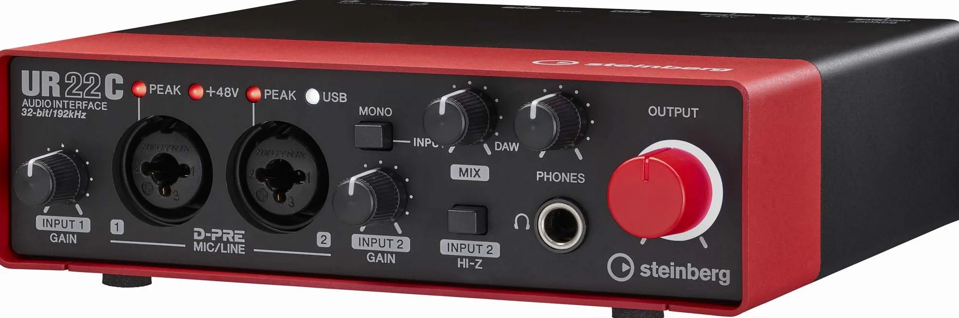 Steinberg UR22C USB 3.0 interfejs audio z Cubase AI, Cubasis LE i Steinberg Plus RED