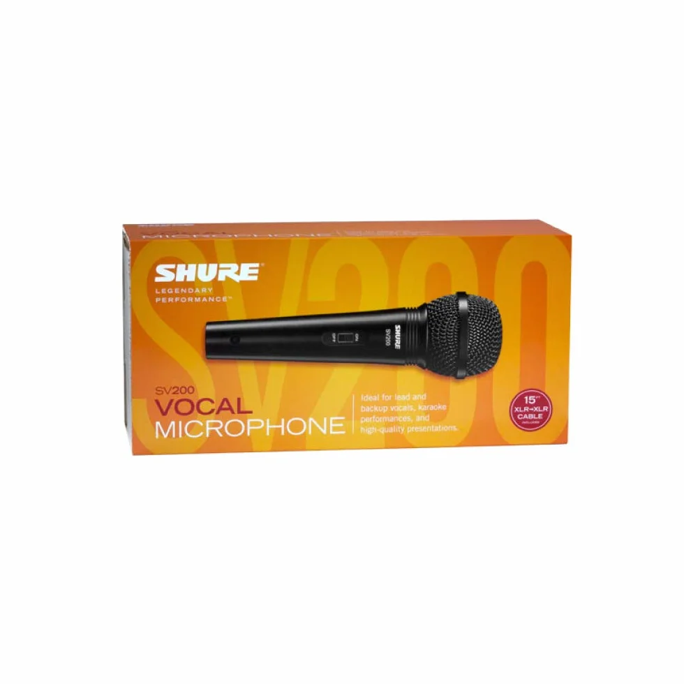 Shure SV200 Mikrofon do Wokalu, Czarny, 9 x 26 x 13 cm