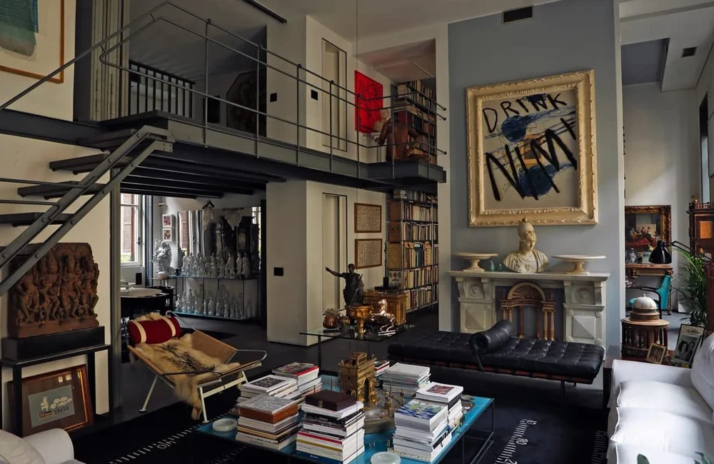 Inside Milan /anglais: Colorfully Creative Italian Interiors