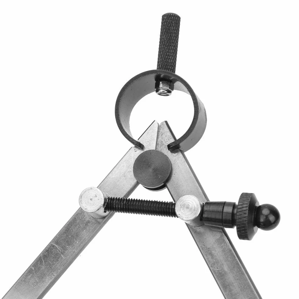 Wing Divider Compass, Spring Divider Caliper, Spring Divider Compass, Wide Application Leathercraft Compass, do sprzętu warsztatowego do sprzętu przemysłowego (150 mm)