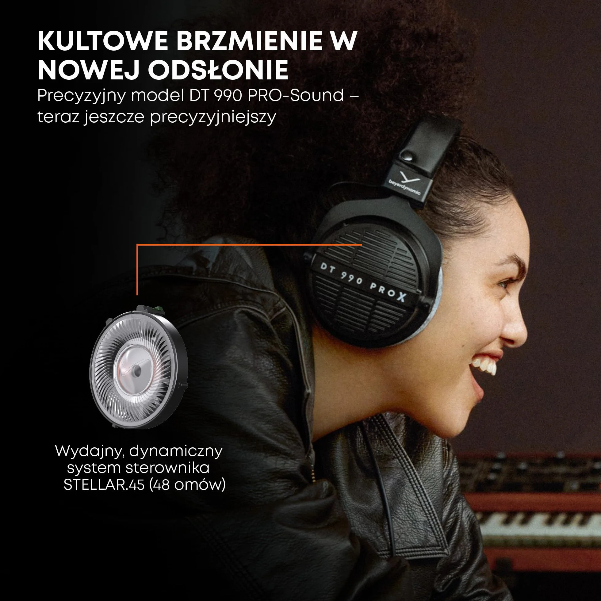 beyerdynamic DT 990 PRO X otwarte, wokółuszne słuchawki studyjne do krytycznego słuchania i edycji (otwarte)