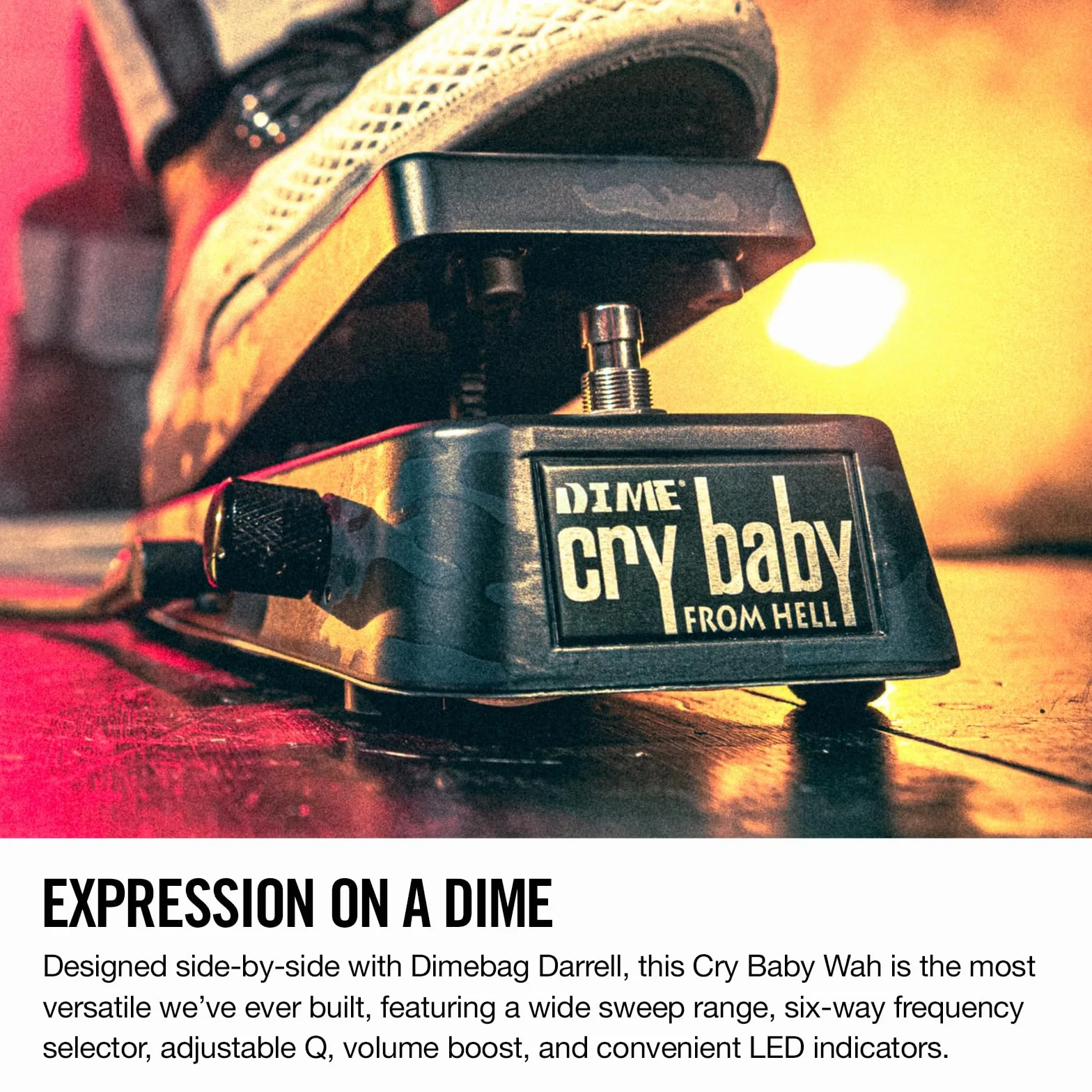 Jim Dunlop Wah Cry Baby Dimebag Cry Baby