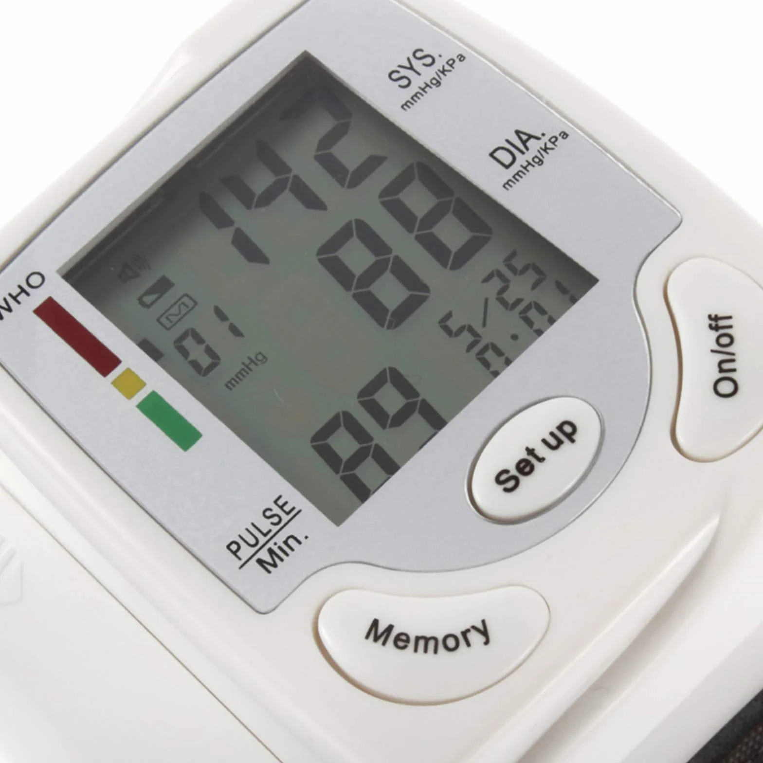 Eurobuy Ciśnienie krwi, automatyczny cyfrowy wyświetlacz LCD nadgarstek monitor ciśnienia krwi tonometr sfigmomanometry pulsometr