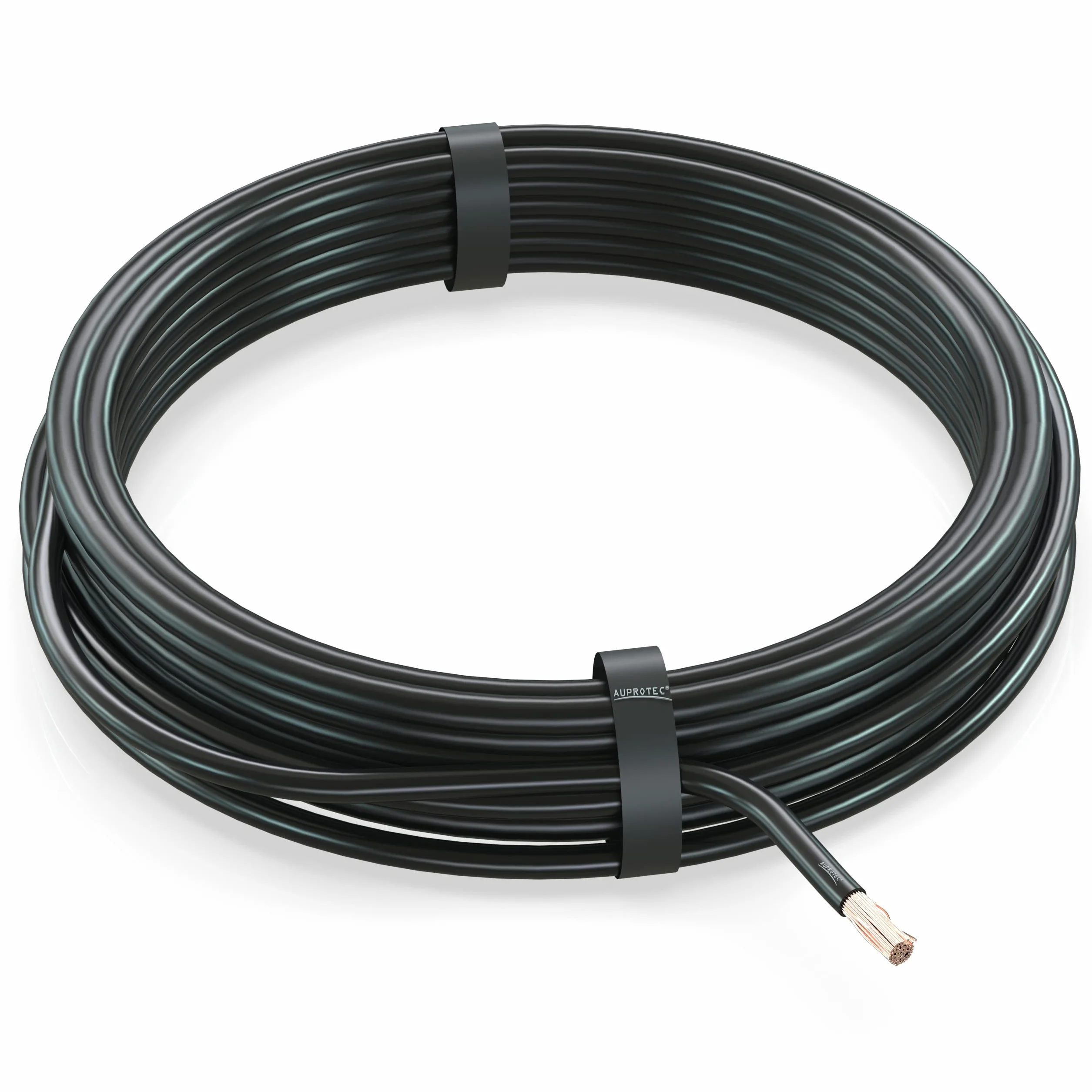 AUPROTEC przewód samochodowy 0,50 mm² FLRY-B pętla 5m lub 10m do wyboru: 5m, czarny