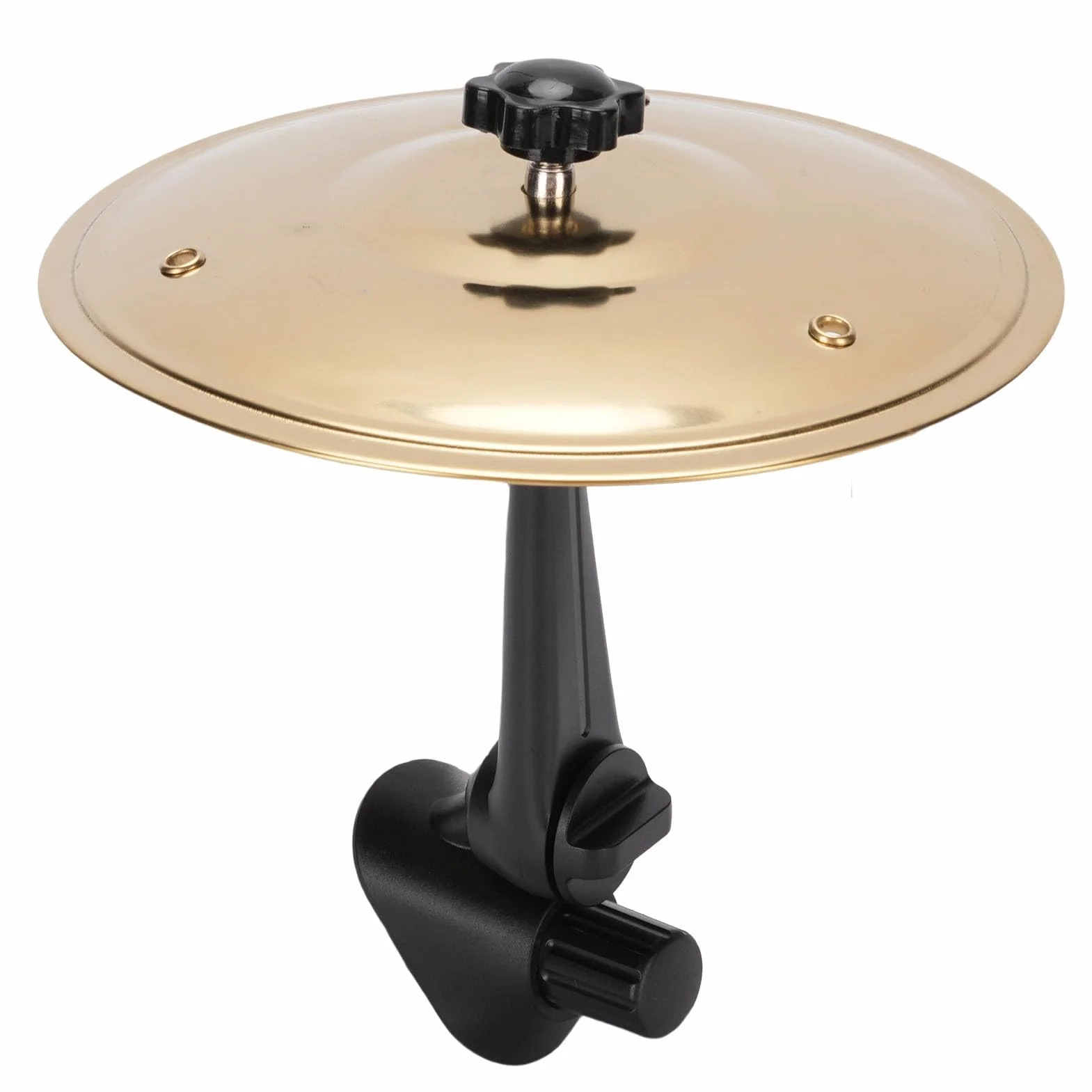 Alomejor Auto Dash Crash Cymbal Alloy Bęben - Mały Duży Dźwięk do Rozrywki In -car Odpowiedni dla Miłośników Muzyki i Perkusisty (GOLD)