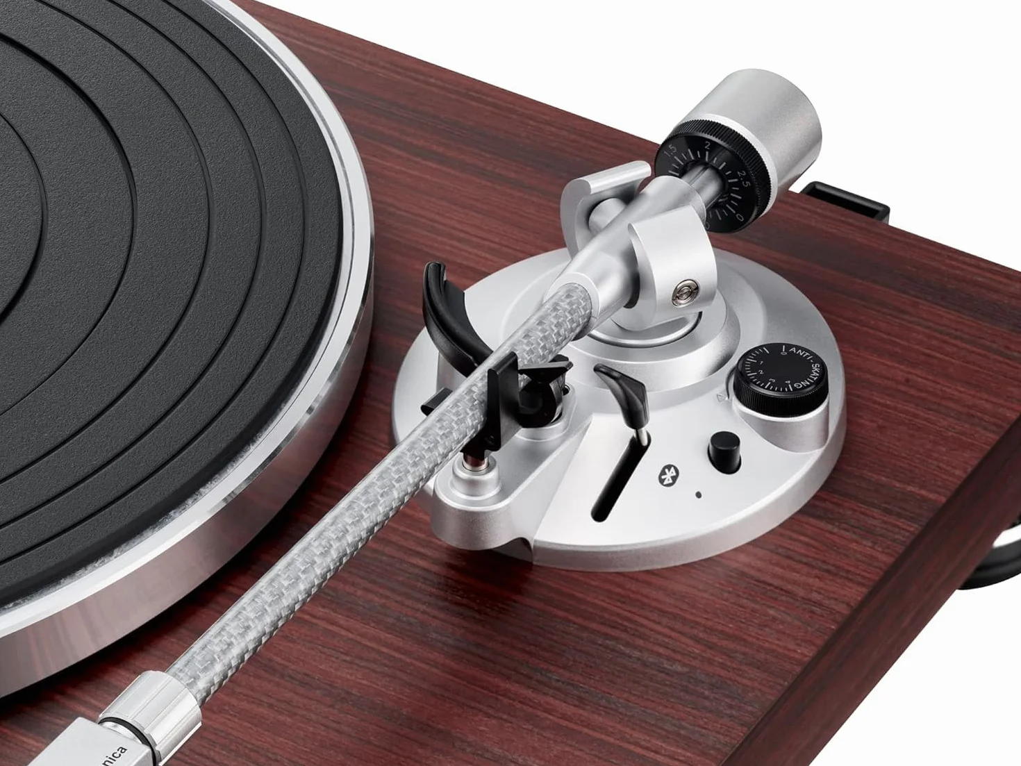 Audio-Technica AT-LPW50BTRW Bezprzewodowy gramofon z napędem paskowym, Rose Wood