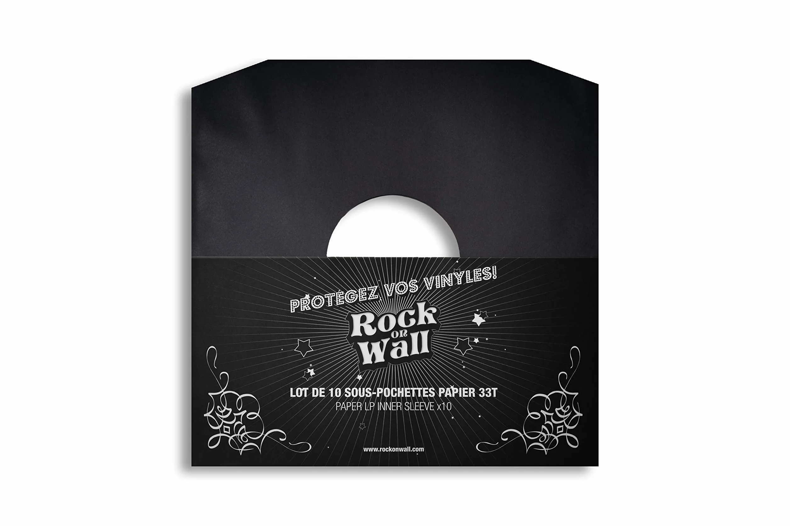 Rock on Wall Ładownica papierowa 33T, czarna, 10 sztuk