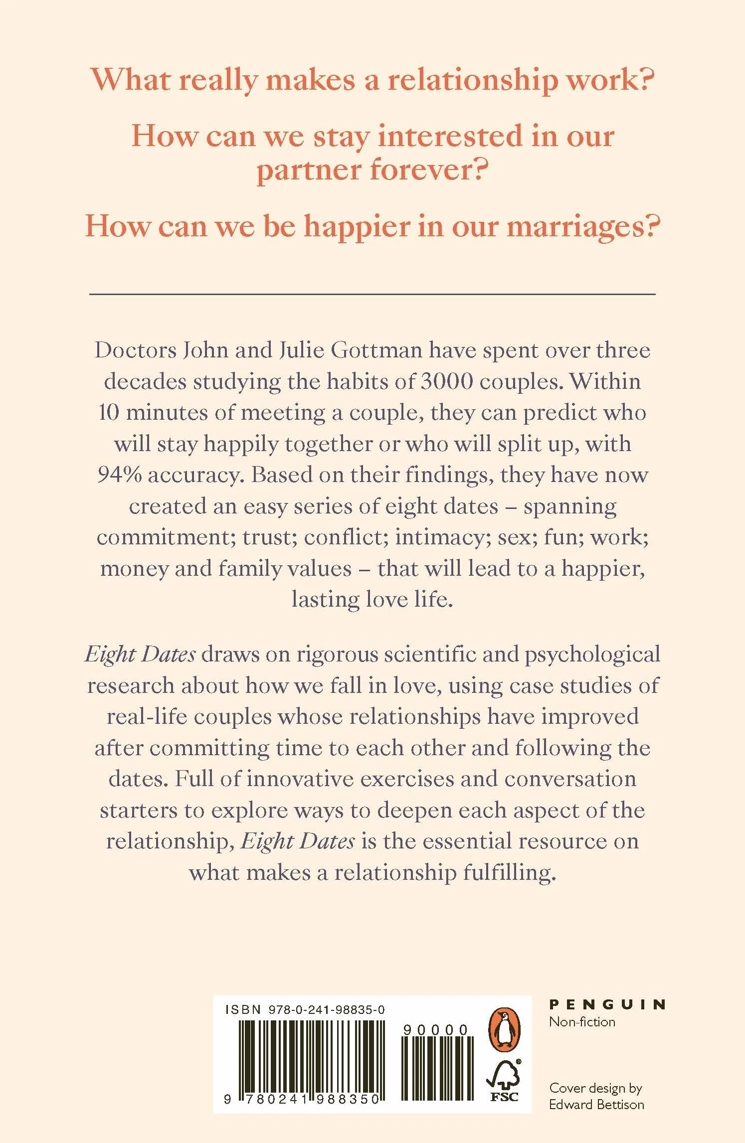 Eight Dates: To keep your relationship happy, thriving and lasting